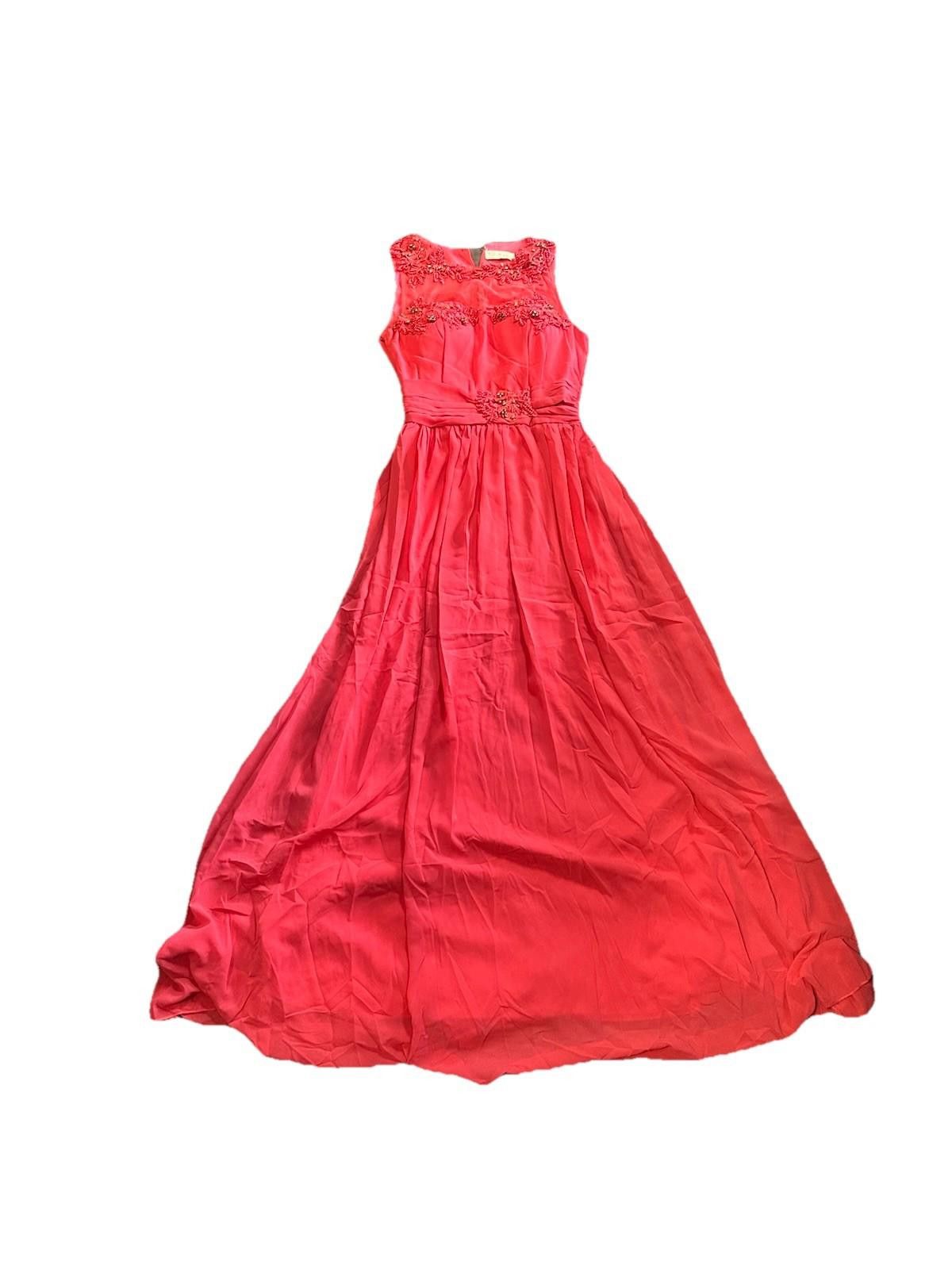Other Neslay Maxi Beaded Pink Sleeveless Formal Dress Size Small Size S / US 4 / IT 40 - 1 Thumbnail