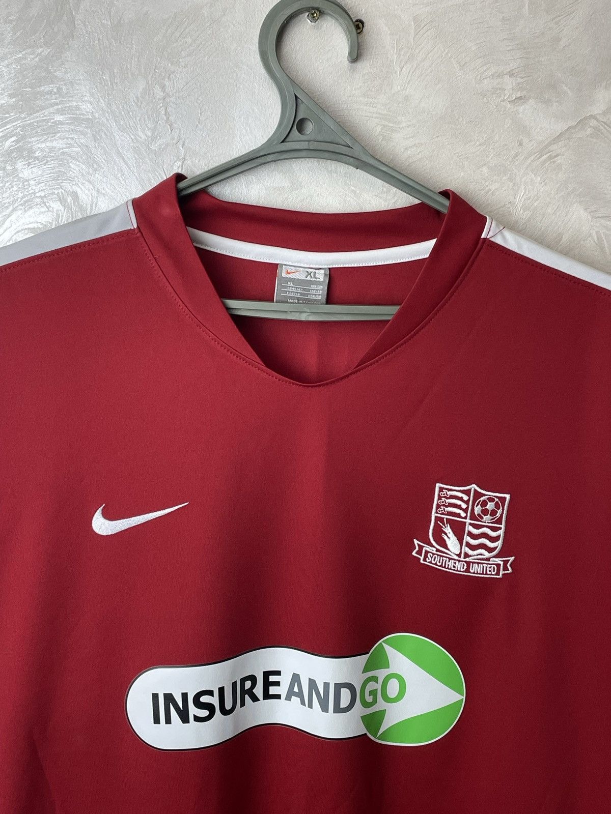 Nike 2008-09 Southend Away Soccer Jersey Football shirt Xl Size US XL / EU 56 / 4 - 2 Thumbnail
