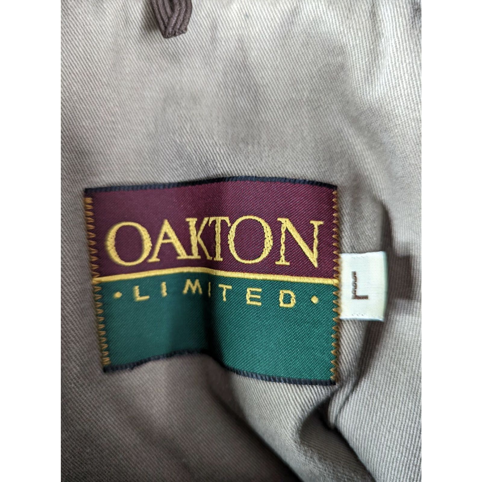 Vintage VINTAGE OAKTON LIMITED Leather Aviator Bomber Jacket Mens L Brown Fur Collar Bomber Style Leather Coat Size US L / EU 52-54 / 3 - 2 Thumbnail