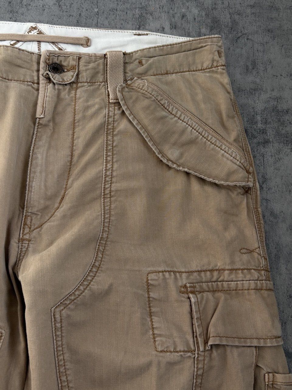 Polo Ralph Lauren Polo Ralph Lauren Vintage Paratrooper Military Pant Cargo Size US 33 - 11 Thumbnail