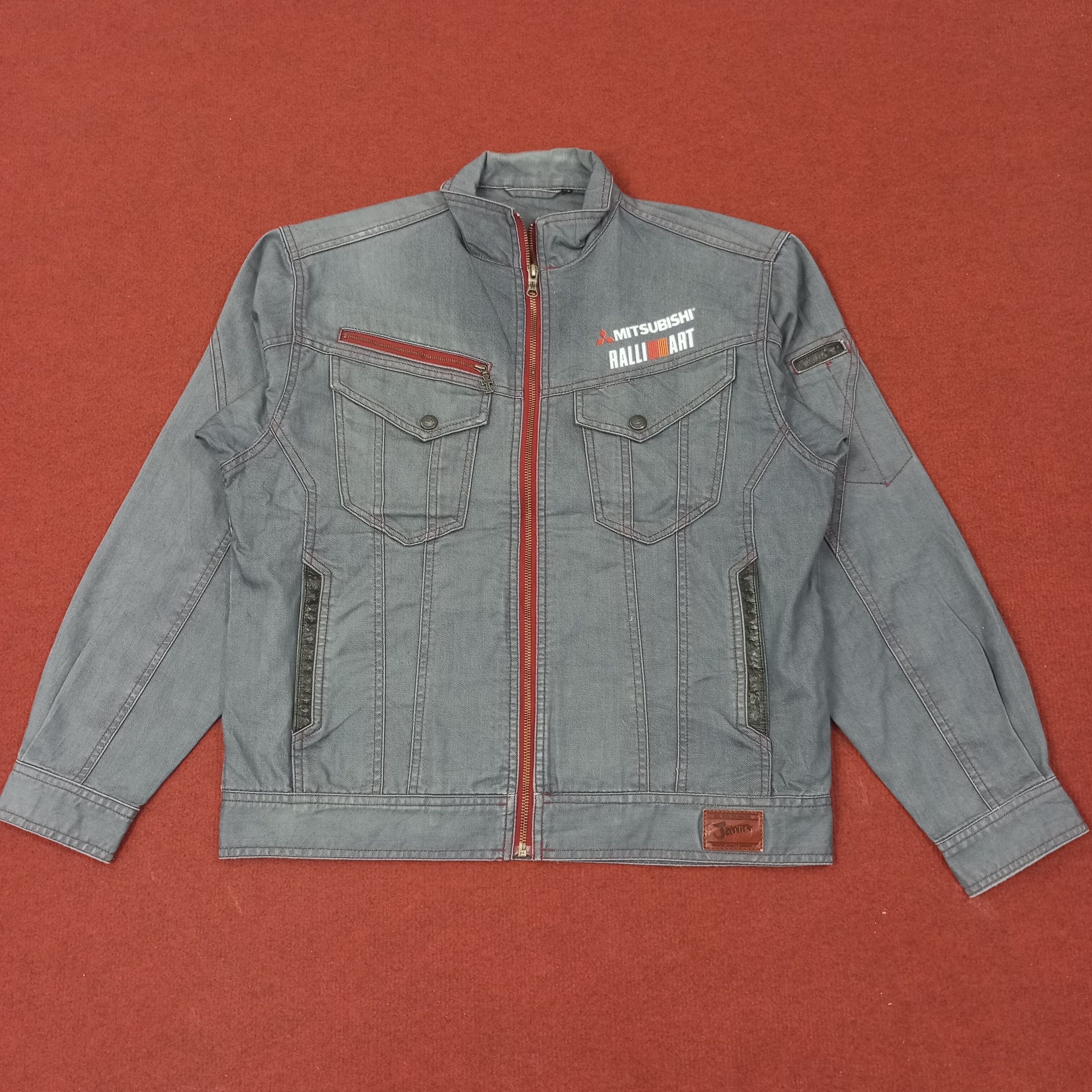 Vintage Mitsubishi Ralli Art Motorsports Custom Art Jacket c245n4 Size US M / EU 48-50 / 2 - 3 Thumbnail