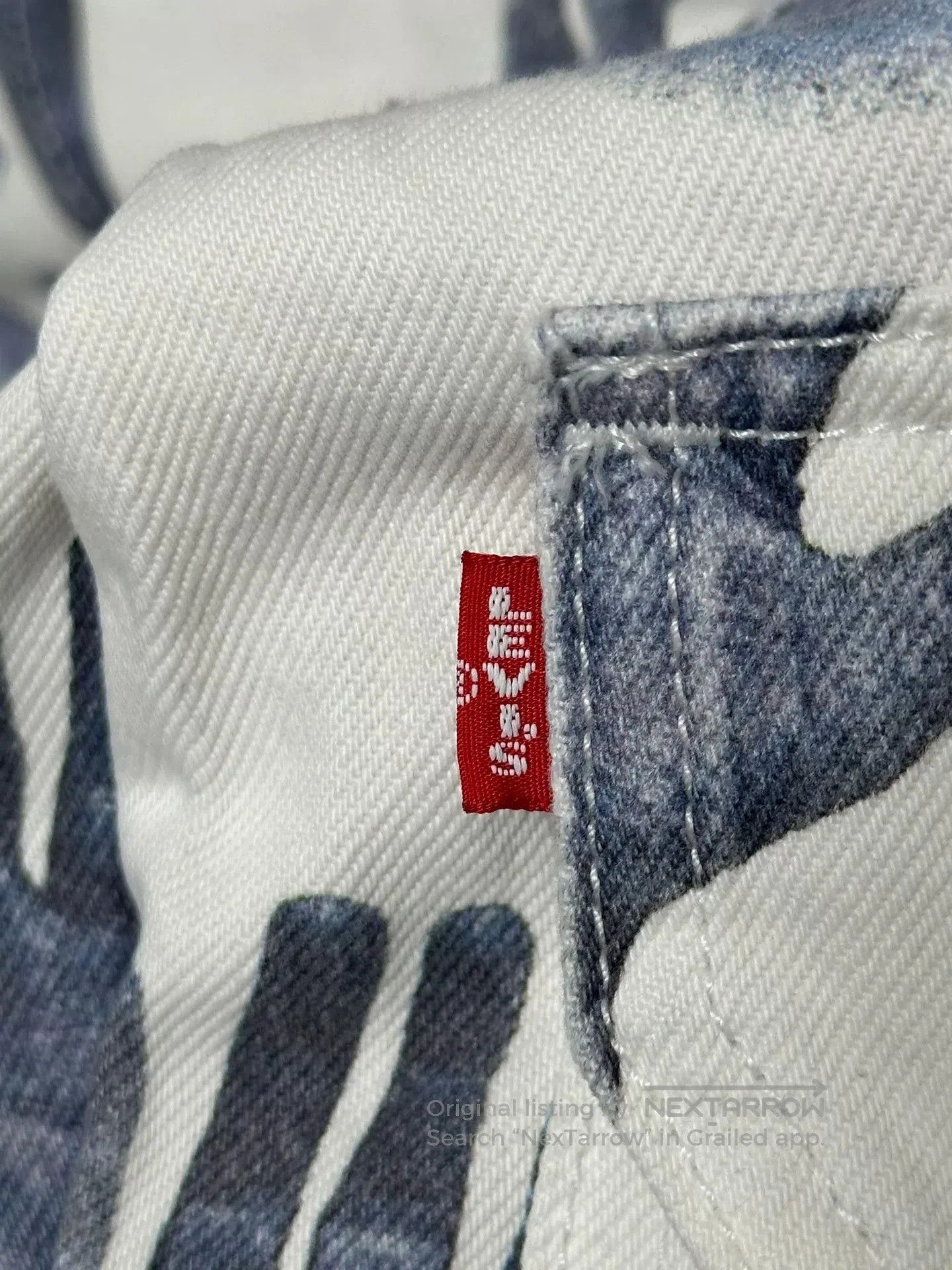 Levi's Levi's Graffiti Palm Denim Jacket. Size US XXL / EU 58 / 5 - 4 Thumbnail