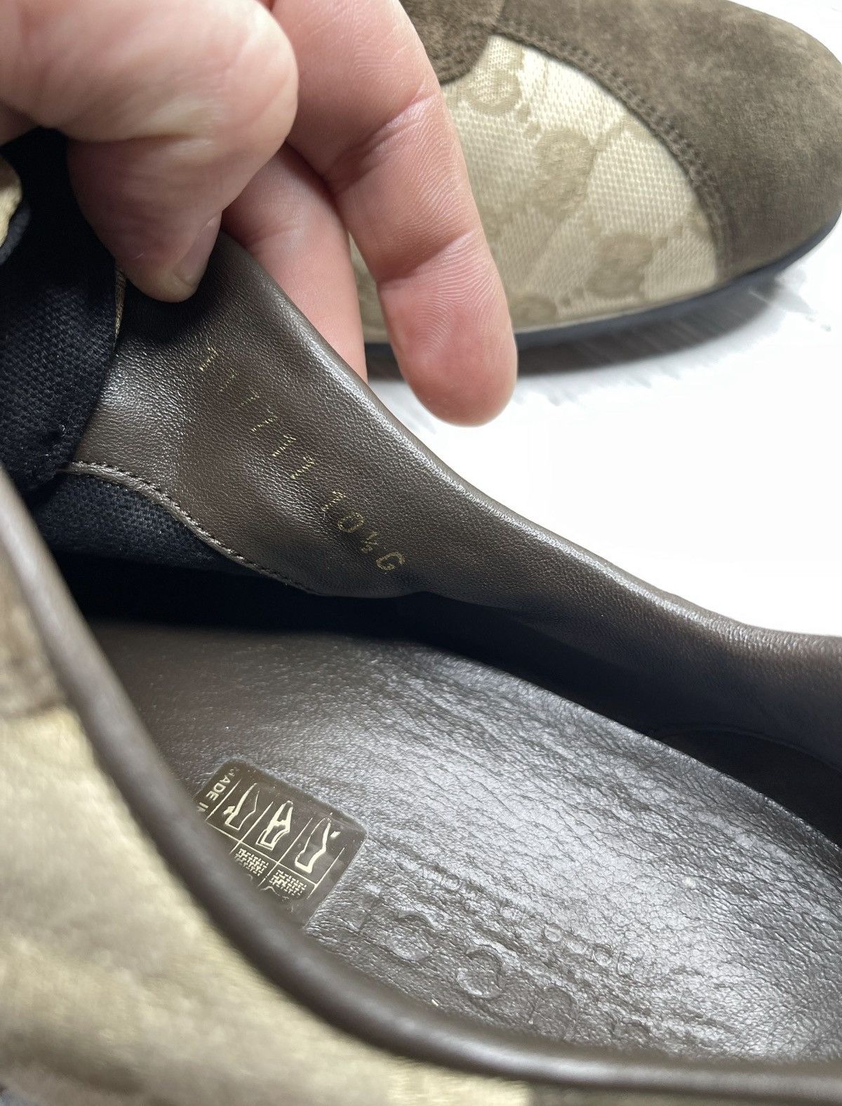 Gucci GUCCI Tom Ford FW 2004 GG Monogram Low Sneakers Demna Canvas Size US 11.5 / EU 44-45 - 9 Thumbnail