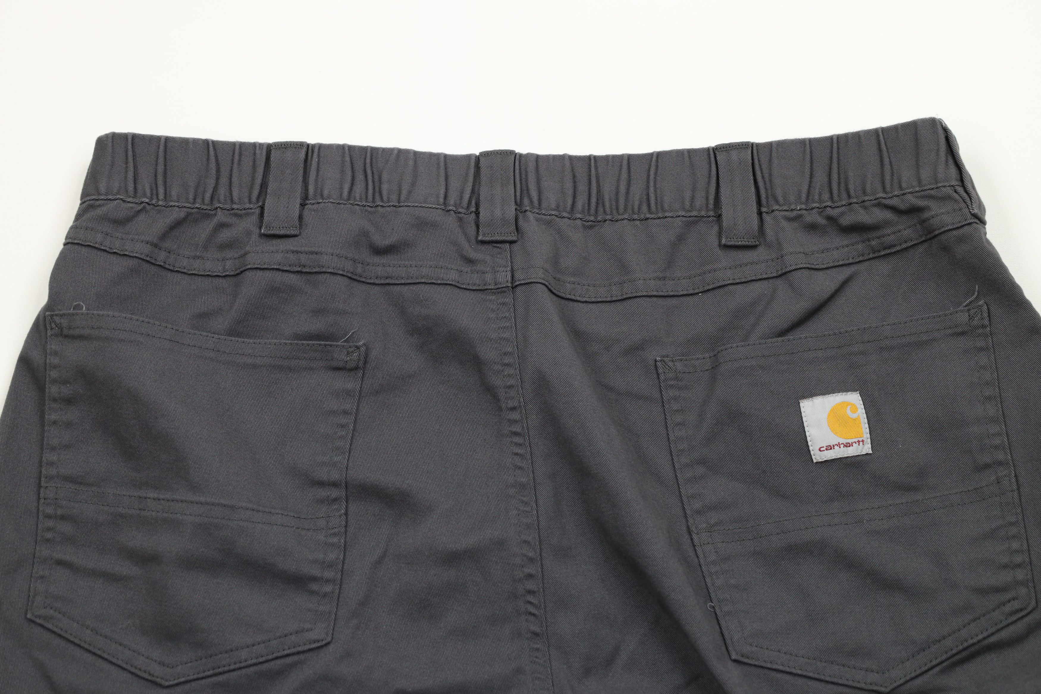 Carhartt × Vintage Carhartt Relaxed Fit Above Knee Cotton Twill Shorts Gray Size US 38 / EU 54 - 9 Thumbnail