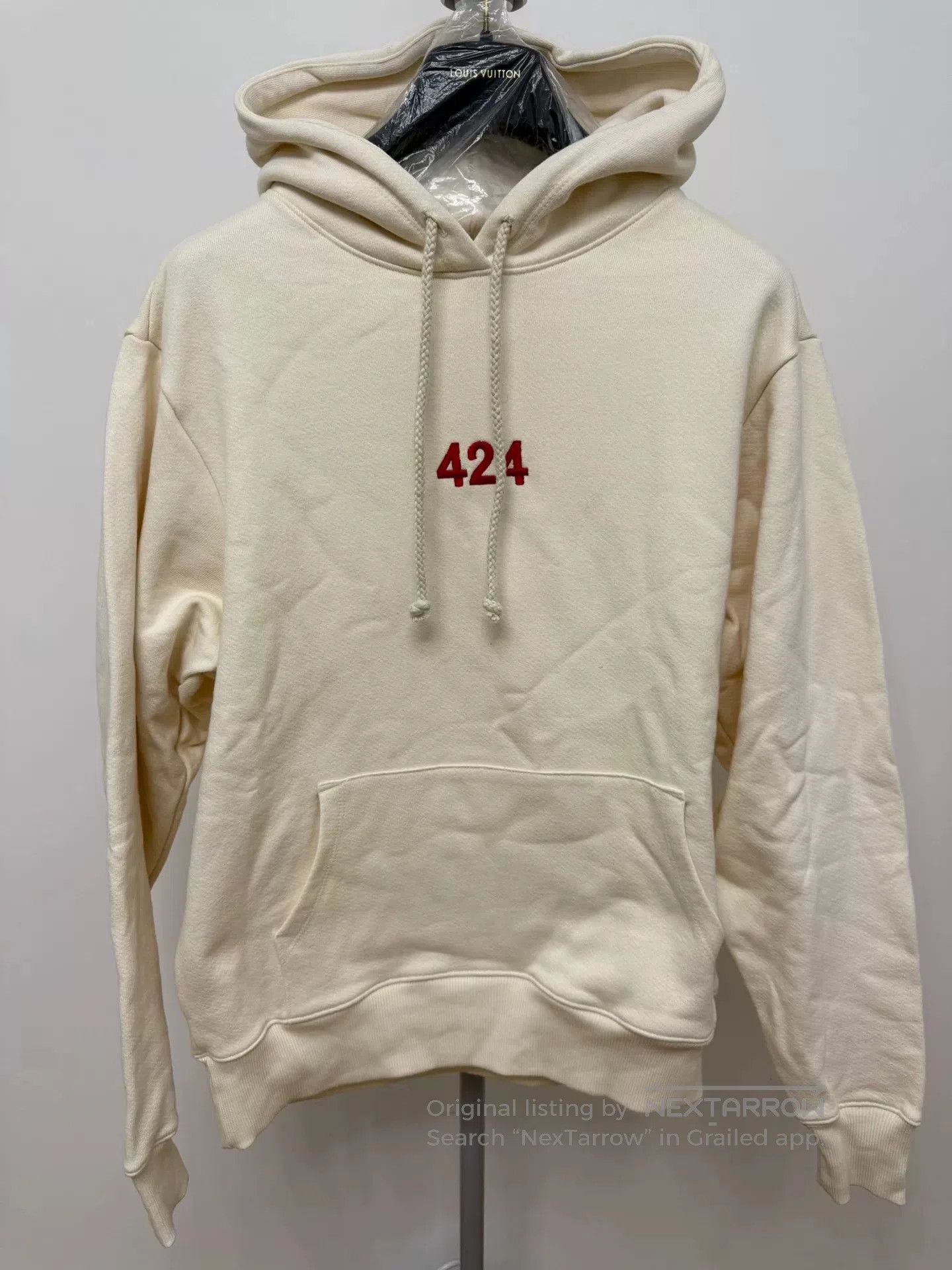 424 424 White Pullover Hoodie M. Size US M / EU 48-50 / 2 - 1 Thumbnail