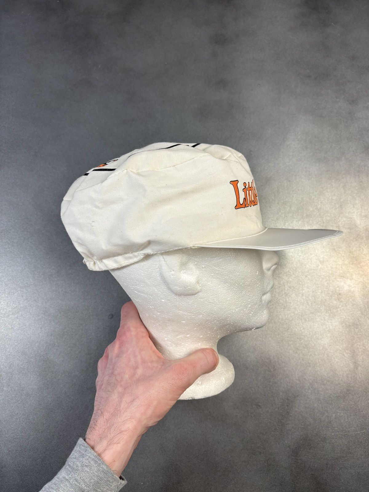 Vintage Vintage Little Caesars Hat Vintage Painters Cap Pillbox 70s Size ONE SIZE - 7 Thumbnail