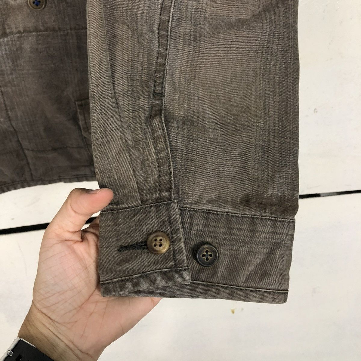 Hysteric Glamour 🔥VINTAGE BIKER JACKET CARGO POCKET PATCH WORK R.NEWBOLD Size US L / EU 52-54 / 3 - 17 Thumbnail