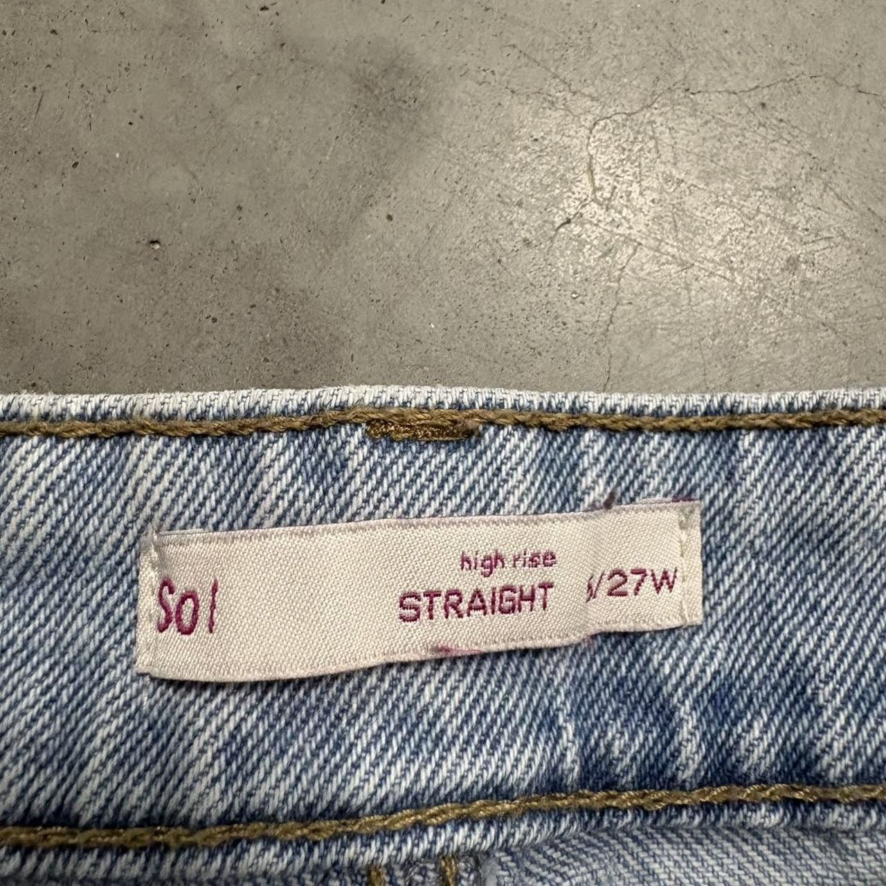 Vintage Crazy Vintage Y2K/2000s Baggy Skater Light Wash Denim Jeans! Size US 26 / EU 42 - 6 Thumbnail