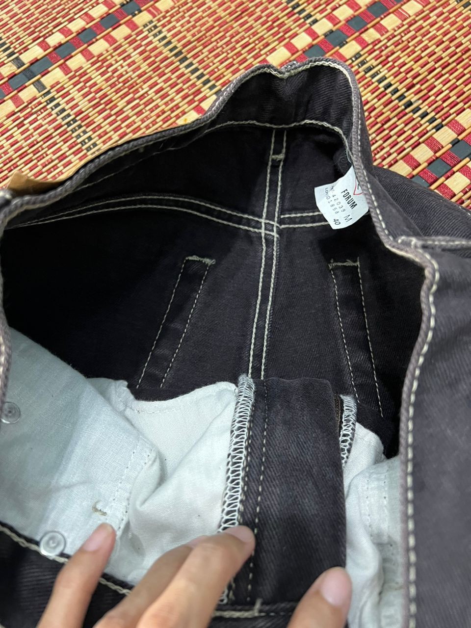 Hysteric Glamour × Japanese Brand Japanese Brand Forum Patchwork Jeans Size US 30 / EU 46 - 5 Thumbnail