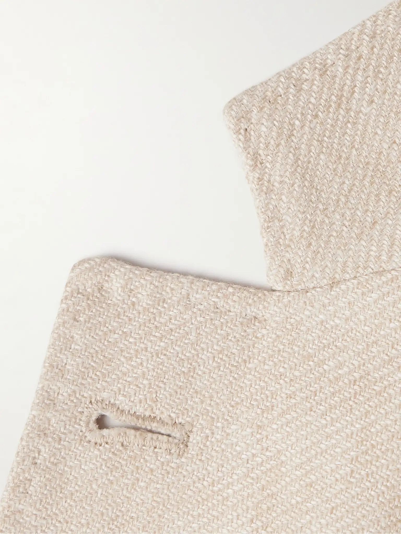 Brunello Cucinelli o1y0526 Single-breasted Blazer in Ivory Size US S / EU 44-46 / 1 - 5 Thumbnail