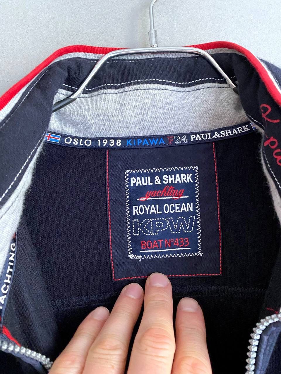 Paul & Shark Paul Shark Yachting Royal Ocean Men's Zip Track Jacket, XL Size US XL / EU 56 / 4 - 16 Thumbnail