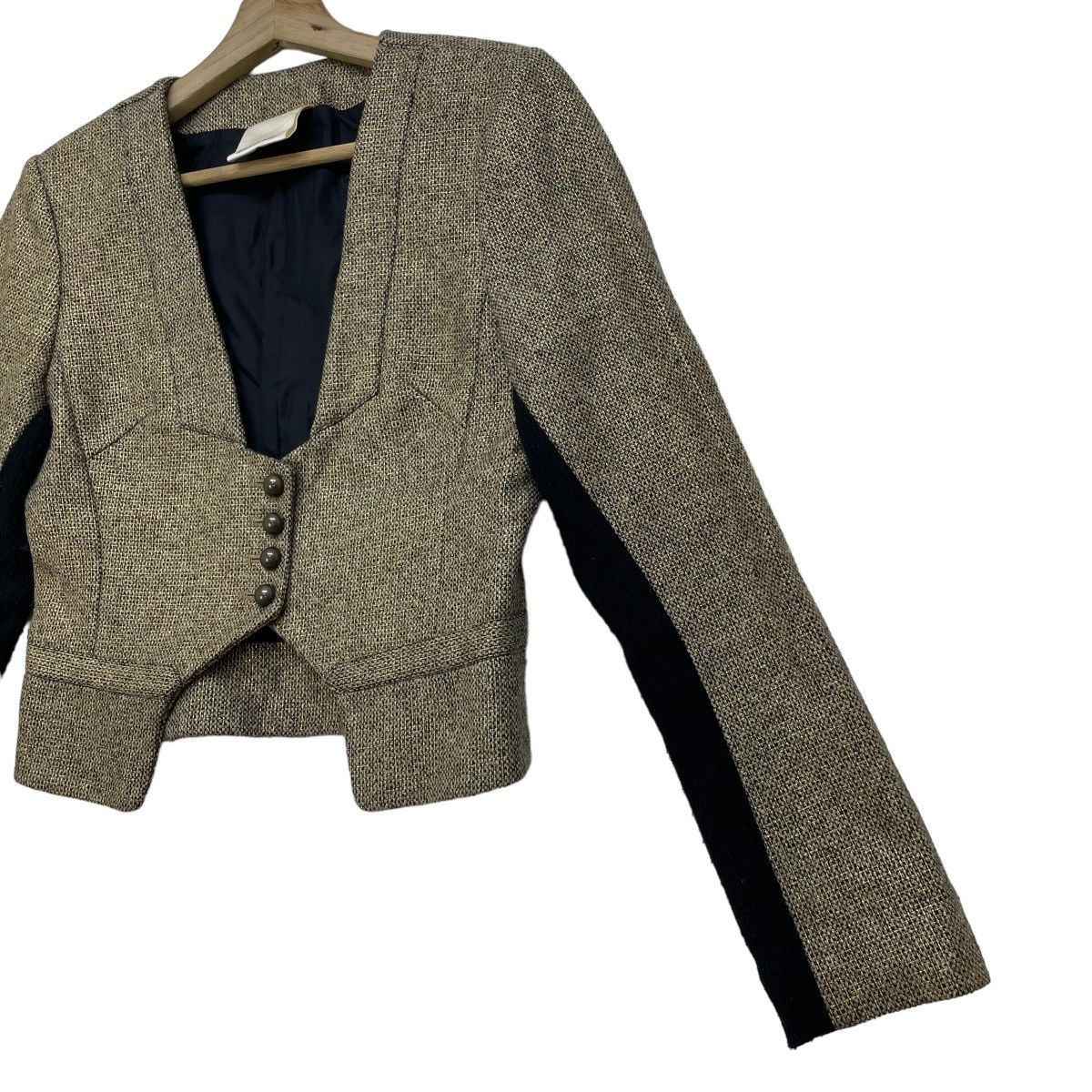 Designer × Japanese Brand × Other Made In Japan Foundation Addict Cropped Jacket Very Awesome Size S / US 4 / IT 40 - 4 Thumbnail