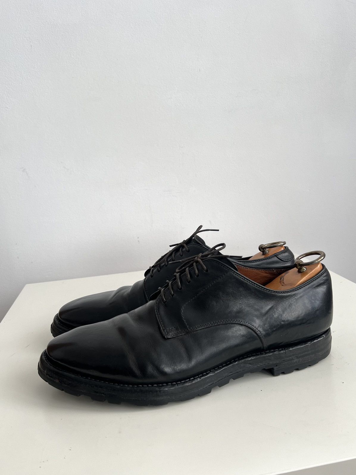 Officine Creative 🔥Officine Creative Aspen 001 Leather Derby Boots Black Size US 10.5 / EU 43-44 - 3 Thumbnail