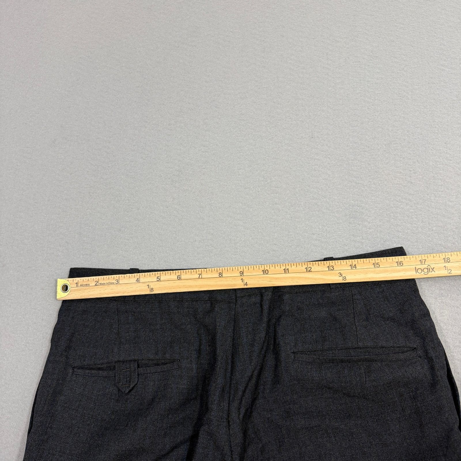 Vintage Vintage Hart Schaffner & Marx Wool Pants 33x30 Gray Blue Size US 33 - 10 Thumbnail