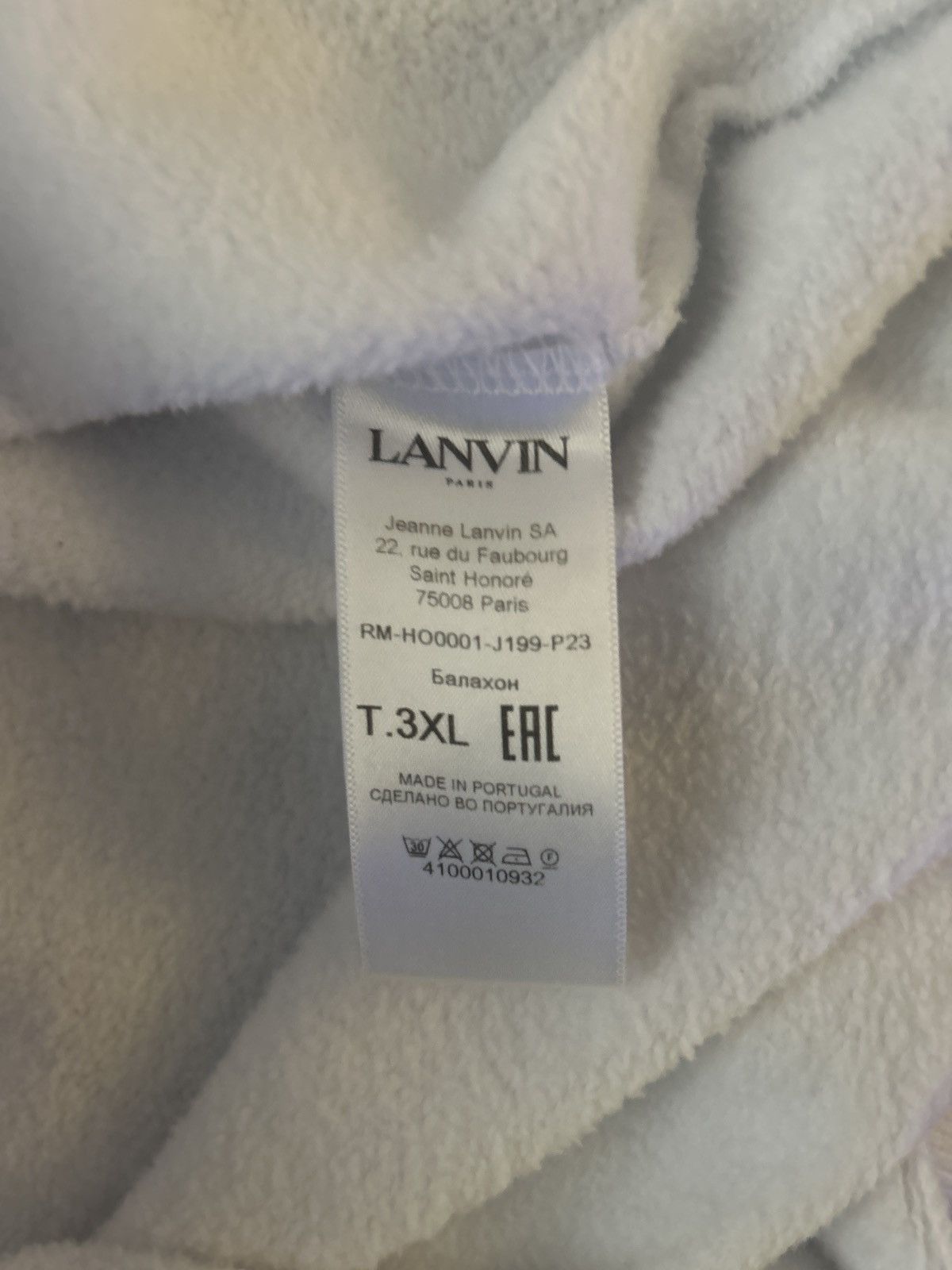 Lanvin Lanvin Hoodie Size US XXL / EU 58 / 5 - 4 Thumbnail