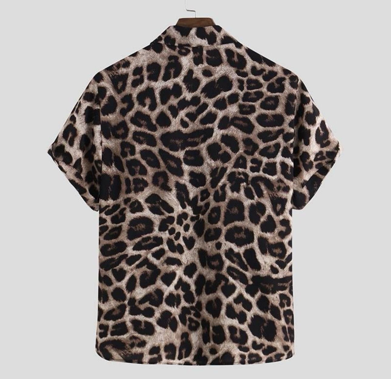 Japanese Brand × Vintage Leopard Print Lapel Summer Shirt Size US XXL / EU 58 / 5 - 2 Thumbnail