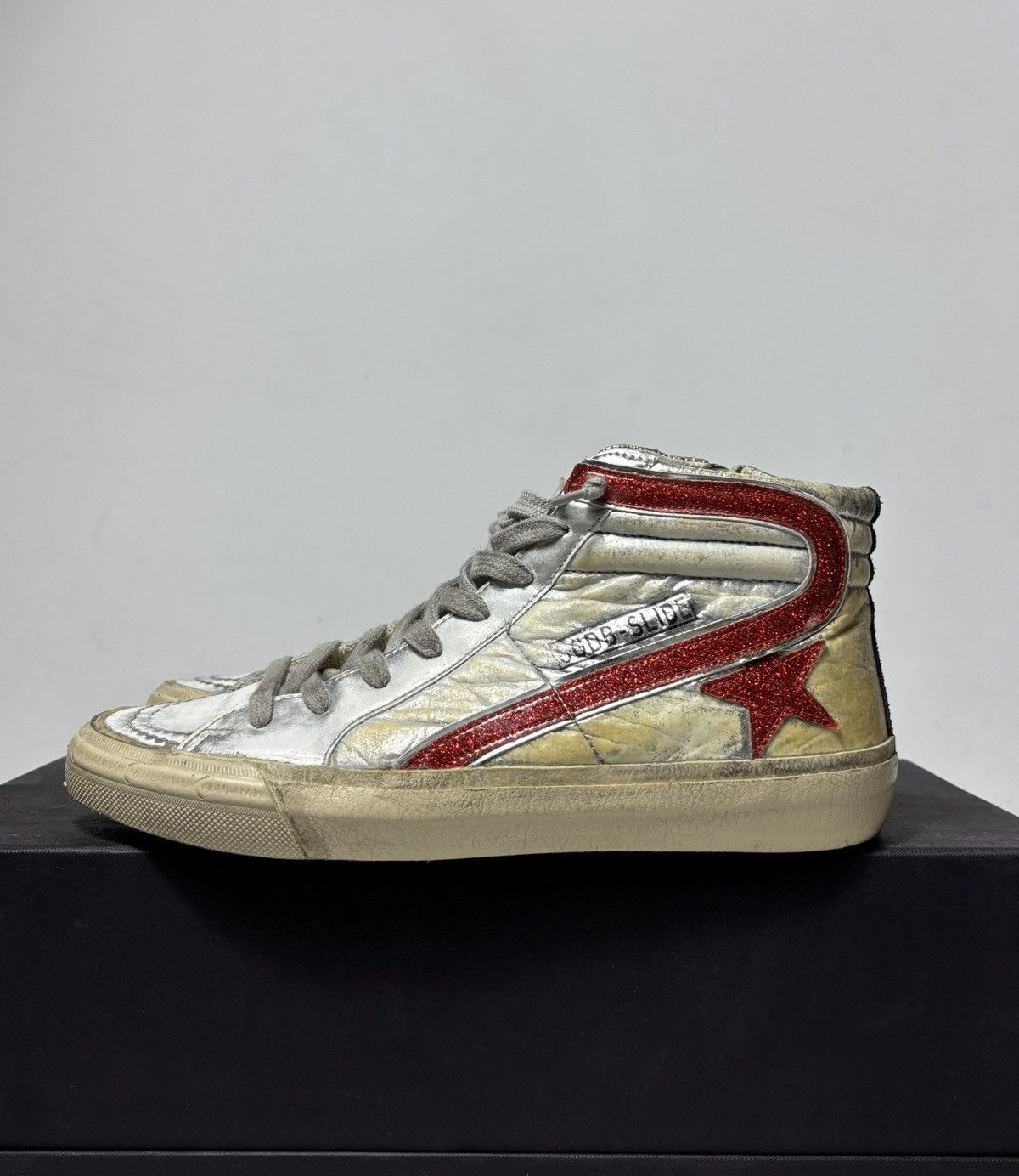 Golden Goose Golden Goose Slide leather sneakers Size US 9 / IT 39 - 1 Thumbnail