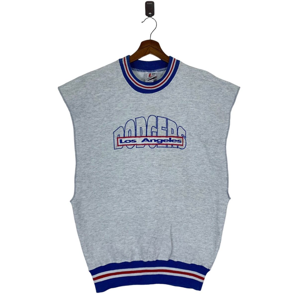 MLB VINTAGE 90s LOS ANGELES DODGERS MLB SLEEVE LESS SWEATER Size US M / EU 48-50 / 2 - 1 Thumbnail