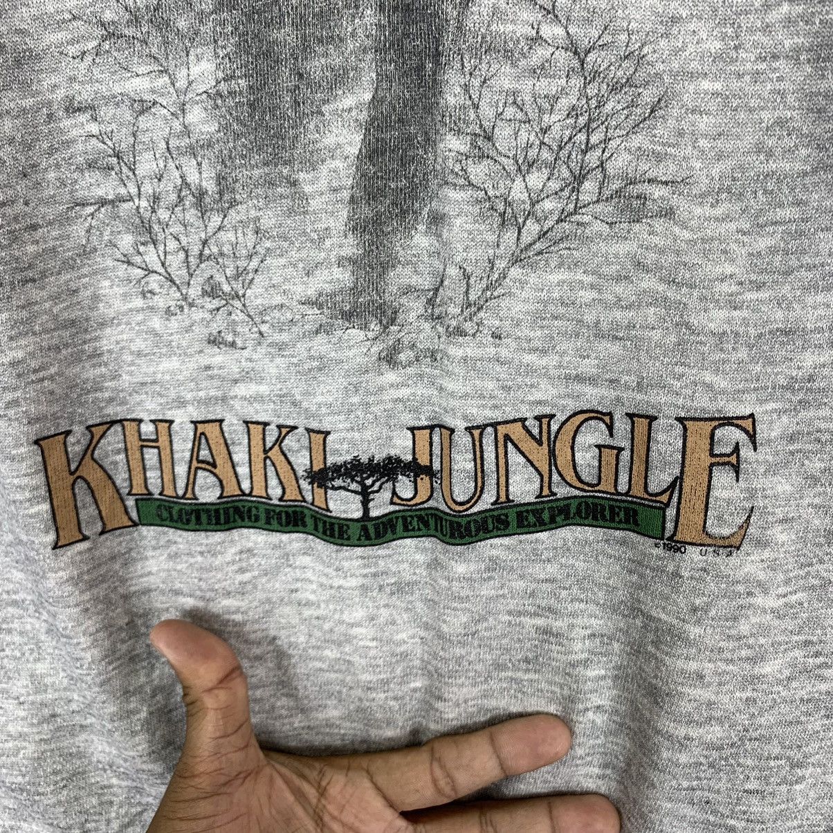 Habitat × Vintage VINTAGE KHAKI JUNGLE ELEPHANT WILDLIFE PULLOVER CREWNECK Size US M / EU 48-50 / 2 - 9 Thumbnail