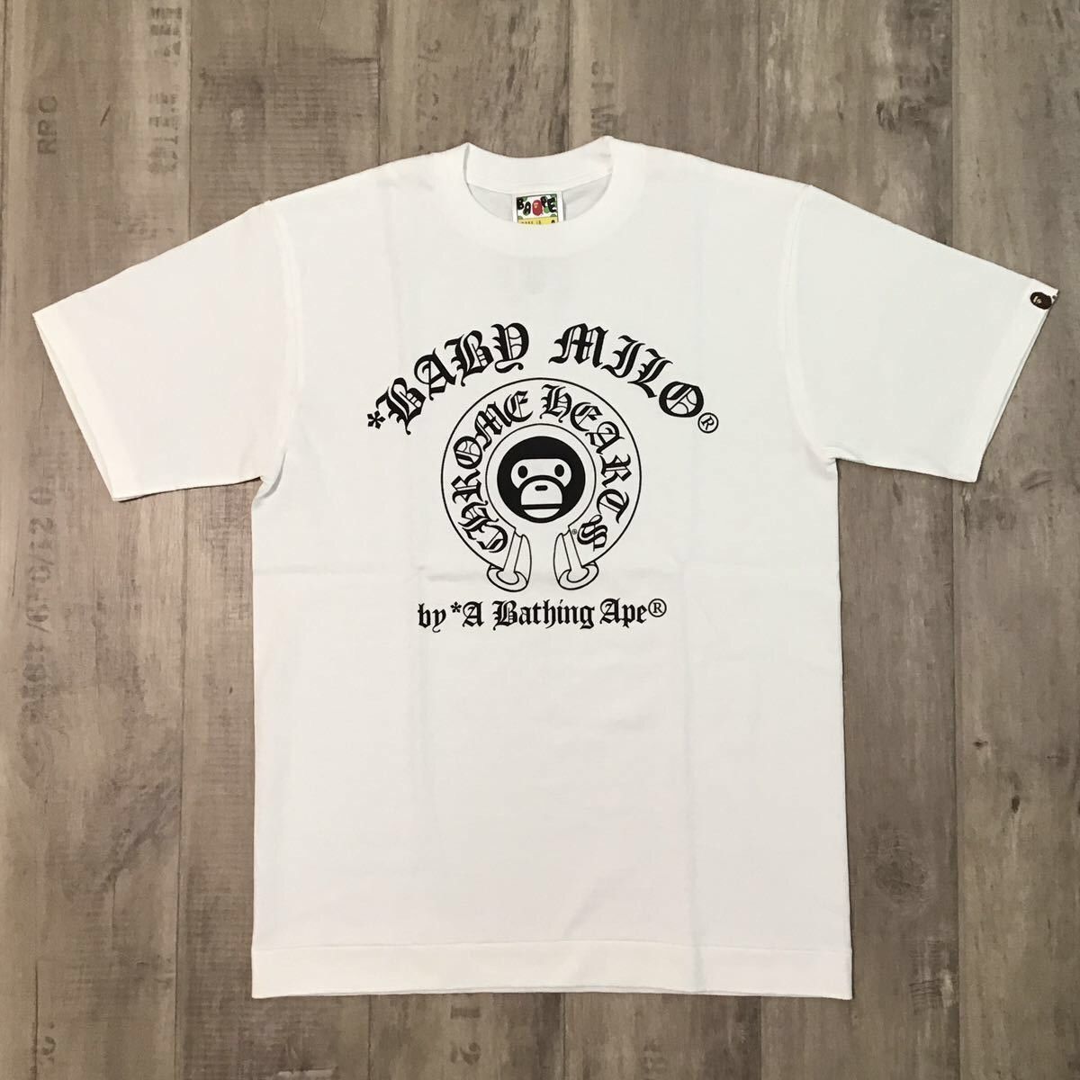 Bape BAPE × Chrome Hearts Milo T-shirt white | Grailed