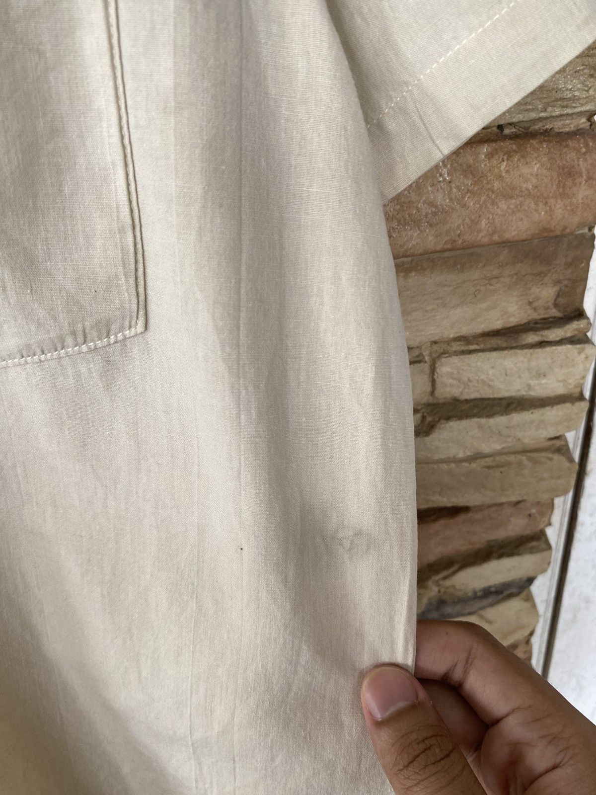Yohji Yamamoto Vintage A.A.R By Yohji Yamamoto Short Sleeve Button Up Shirt Size US L / EU 52-54 / 3 - 15 Thumbnail