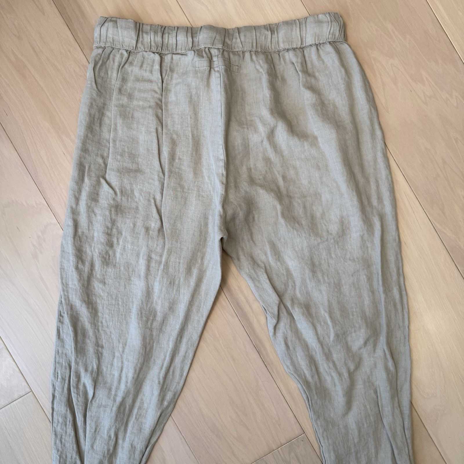 Enza Costa Enza Costa Linen Pants Women's 4 Beige Minimalist California Size 27" / US 4 / IT 40 - 8 Thumbnail