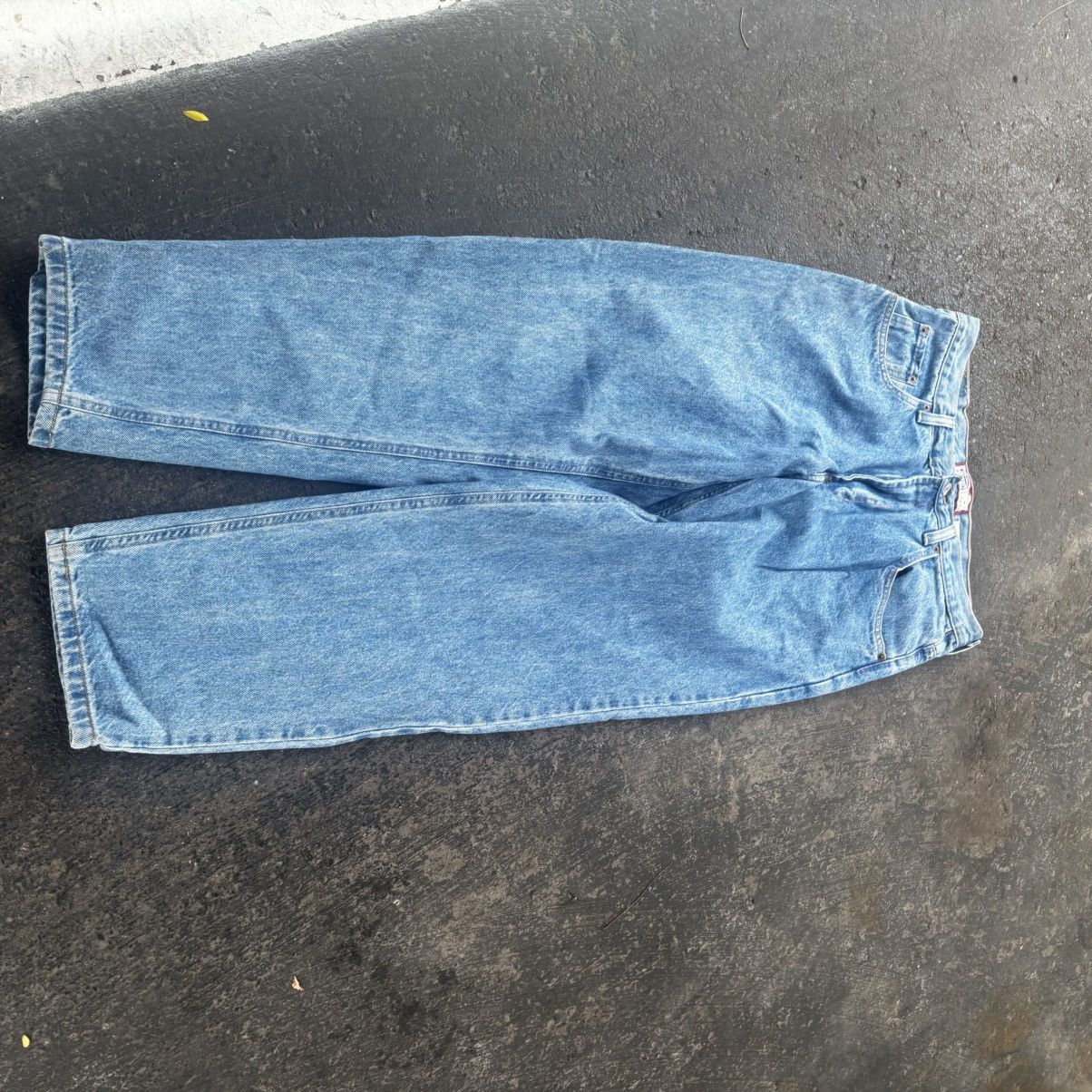 Old Navy Vintage 1990s Old Navy Baggy Lightwash Denim Jeans Size US 33 - 2 Thumbnail