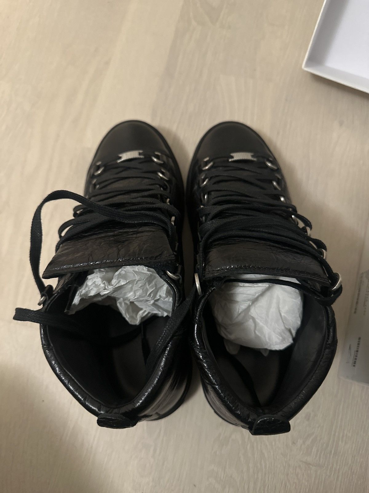 Balenciaga Arena high black sneaker Size US 7 / EU 40 - 7 Thumbnail