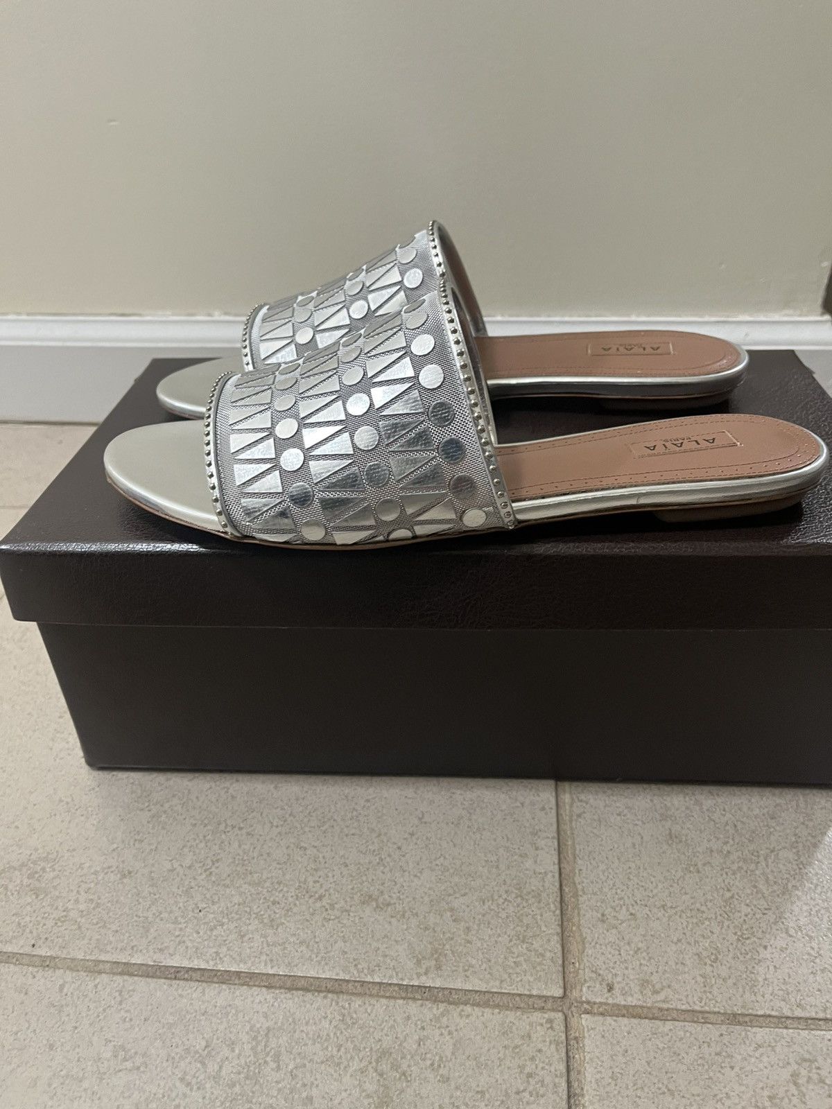 Alaia Alaia Sandals Sz 39.5/9.5us Size US 9.5 / IT 39.5 - 2 Thumbnail