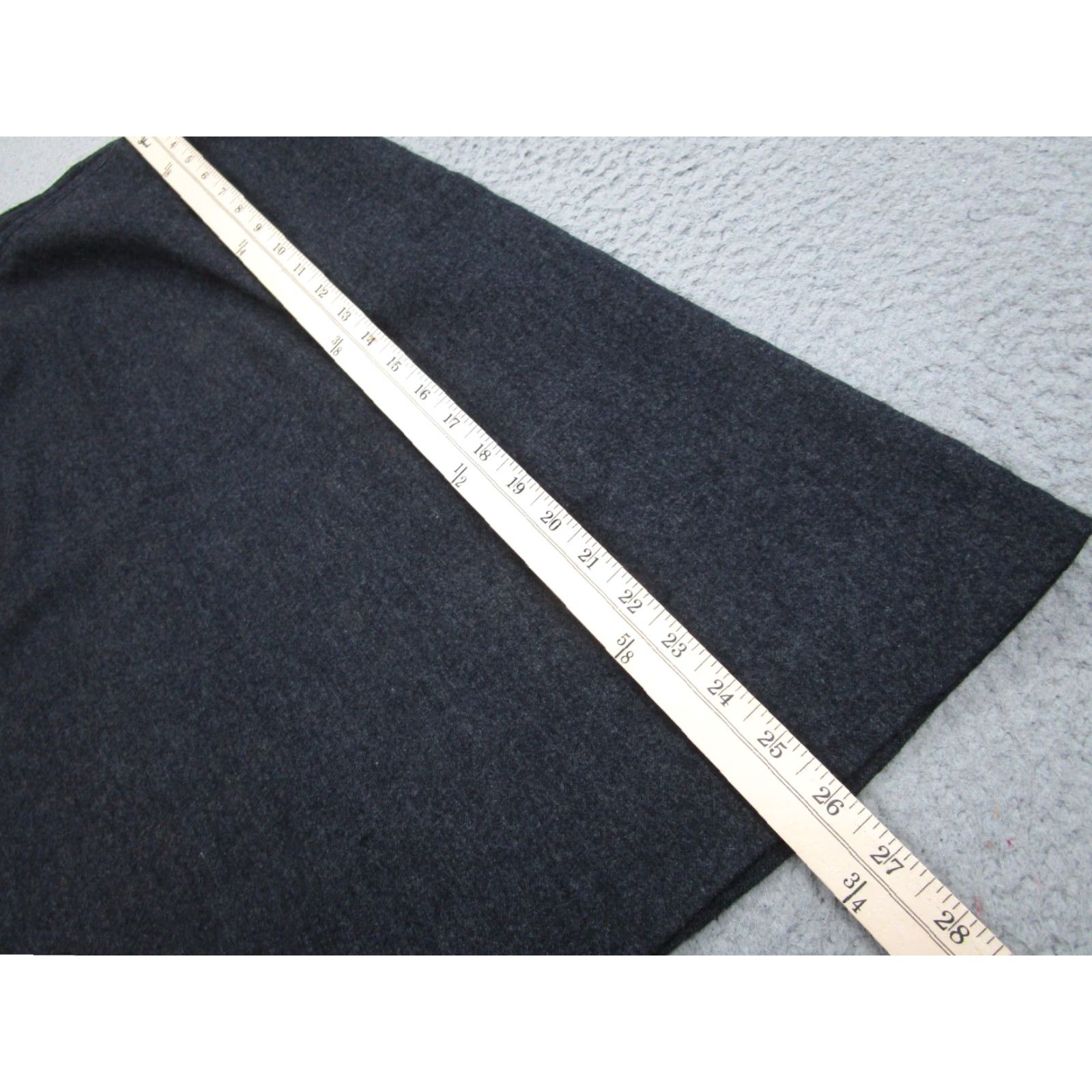 Pendleton VINTAGE Pendleton Skirt Womens 12 Gray Wool A-Line Midi Lined High Rise USA Size 34" / US 12 / IT 48 - 3 Thumbnail