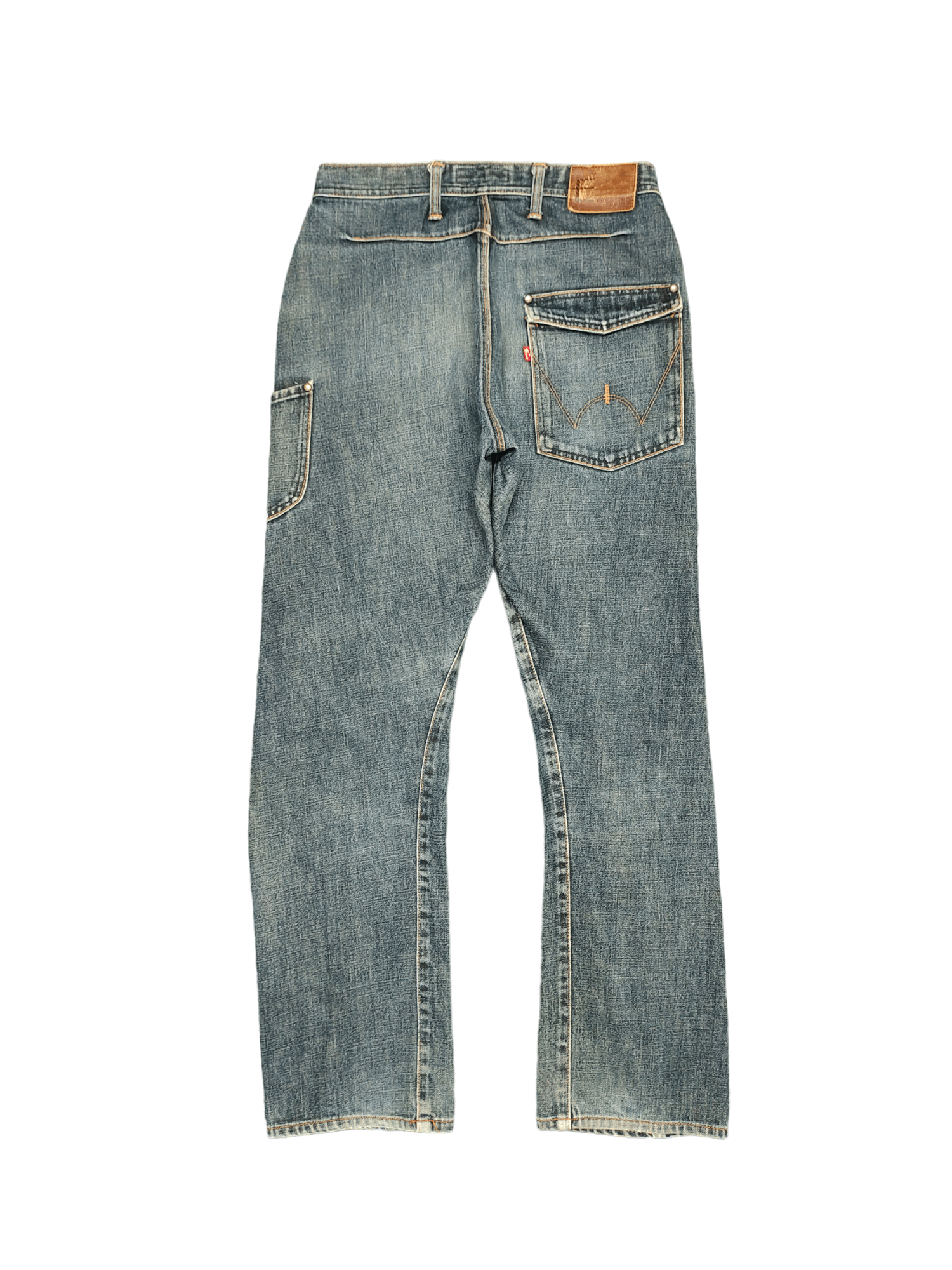 Comme des Garcons × Undercover Vintage 90s E Function Edwin Spiral Cut Denim Jeans Size US 30 / EU 46 - 3 Thumbnail