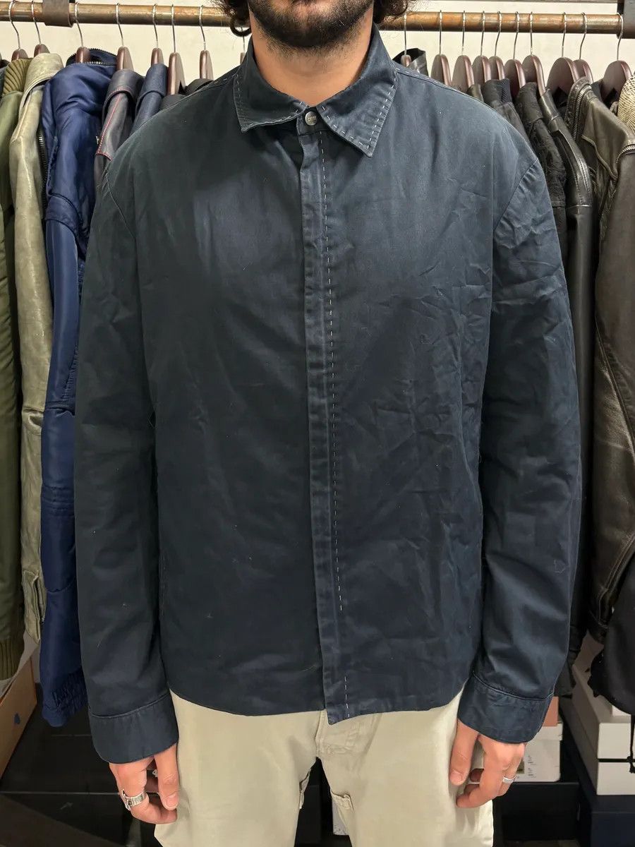 Gianfranco Ferre 2000s Gianfranco Ferré Buttoned Navy Minimalist Jacket Size US L / EU 52-54 / 3 - 2 Thumbnail