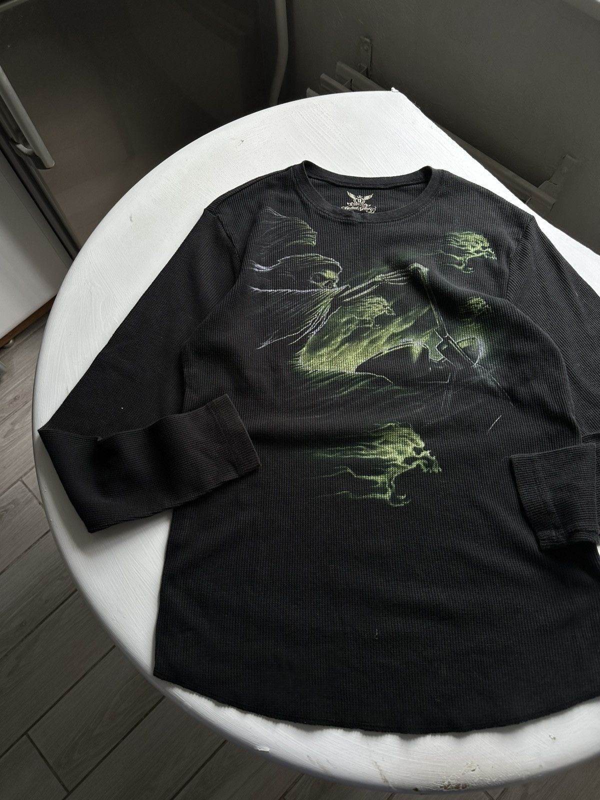 Other Vintage Y2K Fire Skull and Dragon Rock Tee Size US M / EU 48-50 / 2 - 3 Thumbnail