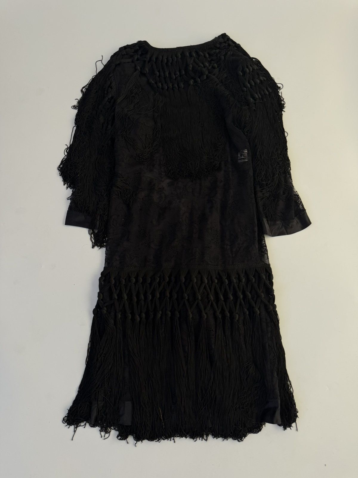 Dolce & Gabbana Museum Piece Dolce & Gabanna Fringe Dress Size S / US 4 / IT 40 - 2 Thumbnail
