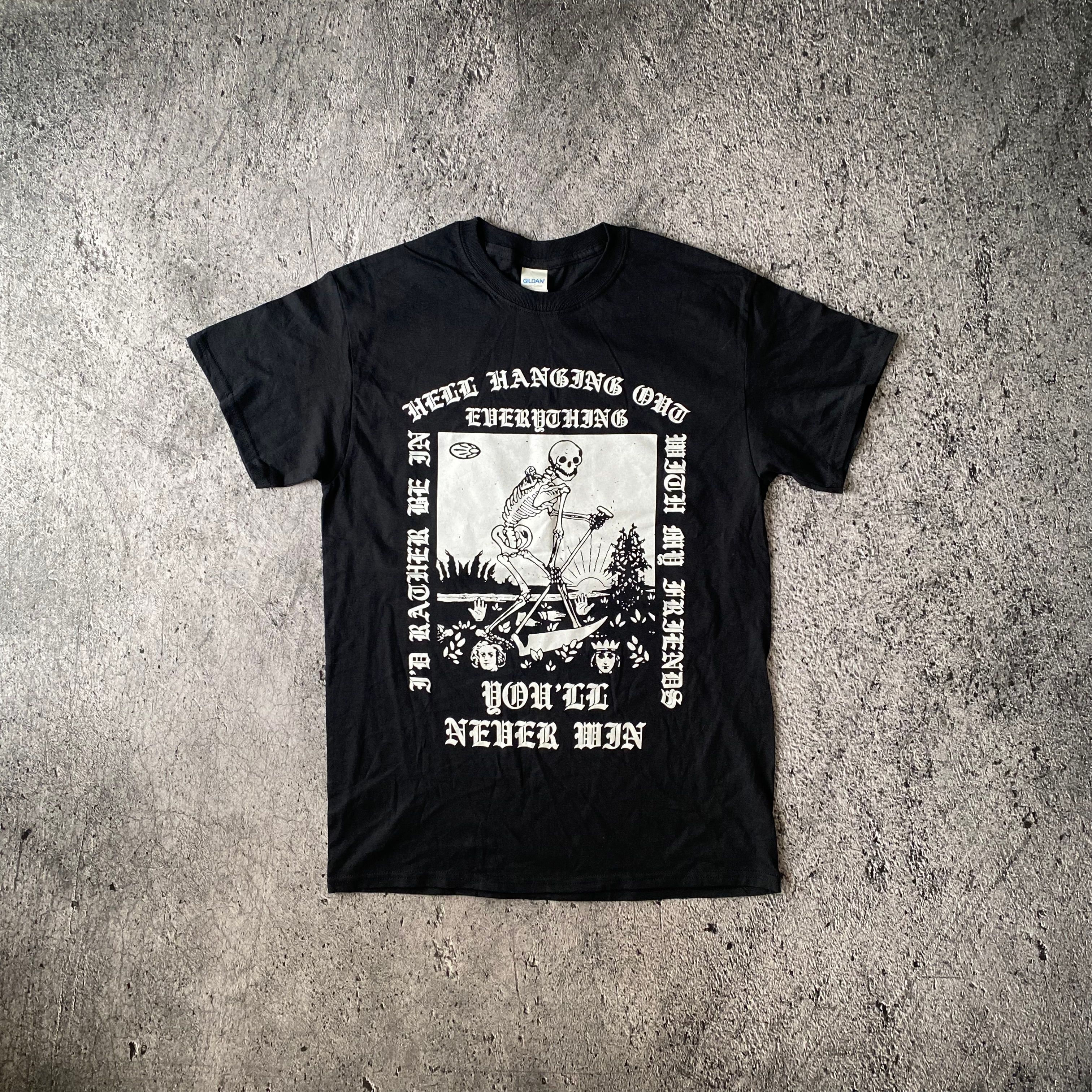 Pre-owned Skulls Skull Skeleton T-shirt Streetwear Gildan T-shirt In Black