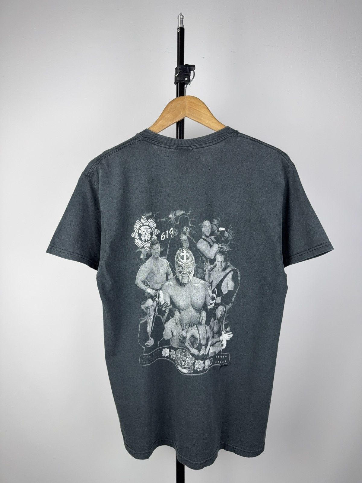 Vintage × WWE × WWF Vintage WWE Rey Mysterio 619 Double Sided Wrestling Tee M Size US M / EU 48-50 / 2 - 7 Thumbnail