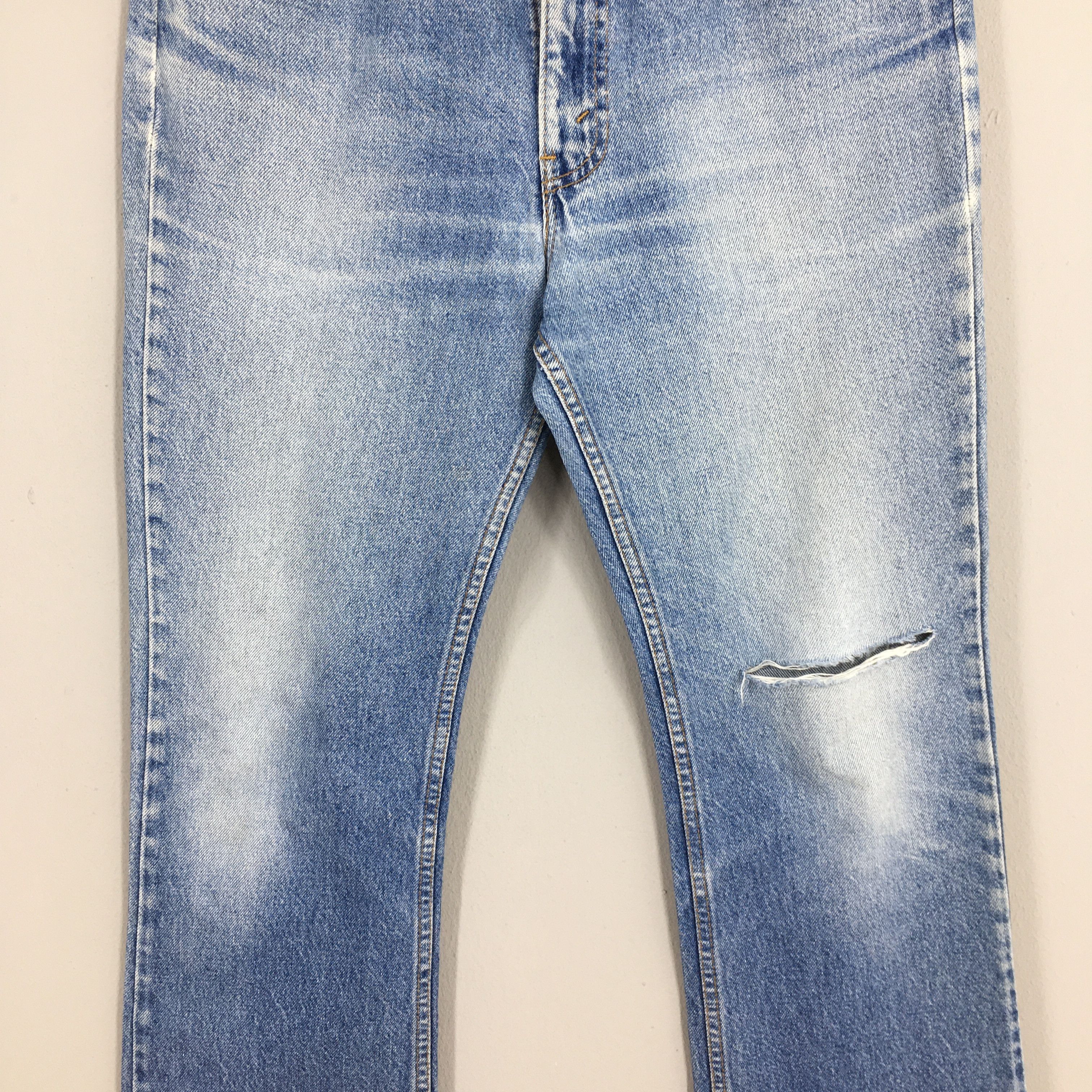 Levi's Size 31x28.5 Vintage Levis 517 Flare Bootcut Jeans S2061 Size 31" - 3 Thumbnail