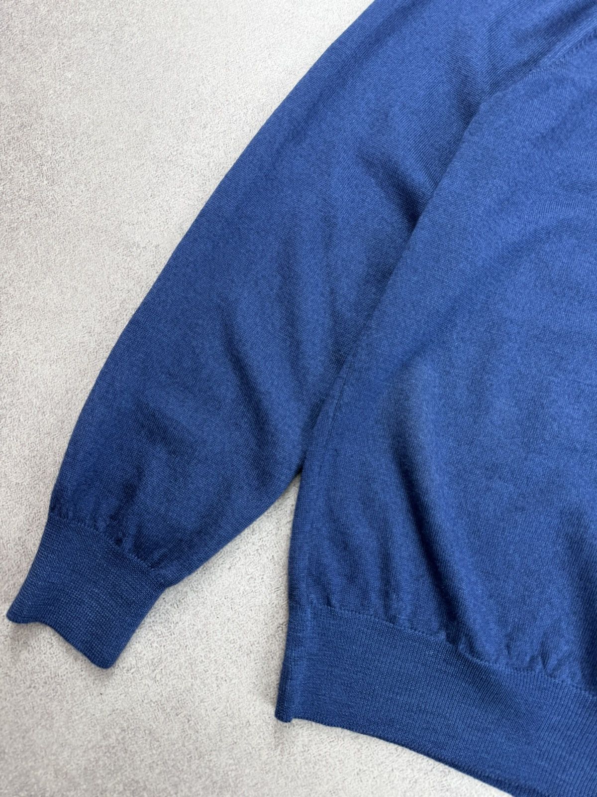 Gran Sasso Gran Sasso Zip Up Wool Knit Sweatr Size 54 Size US L / EU 52-54 / 3 - 3 Thumbnail