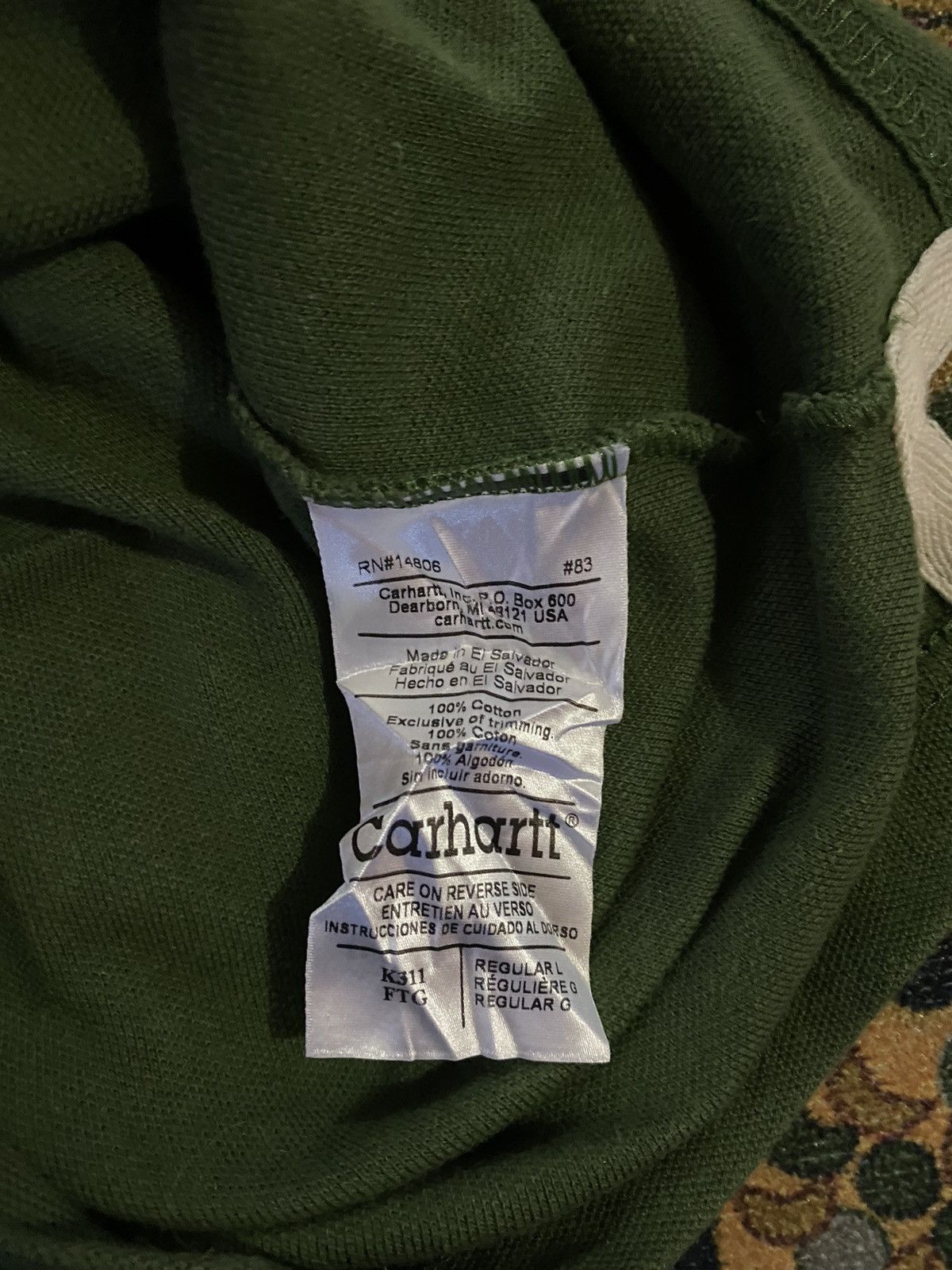 Carhartt 🔥RARE🔥Vintage Carhartt polos Size L Size US L / EU 52-54 / 3 - 7 Thumbnail
