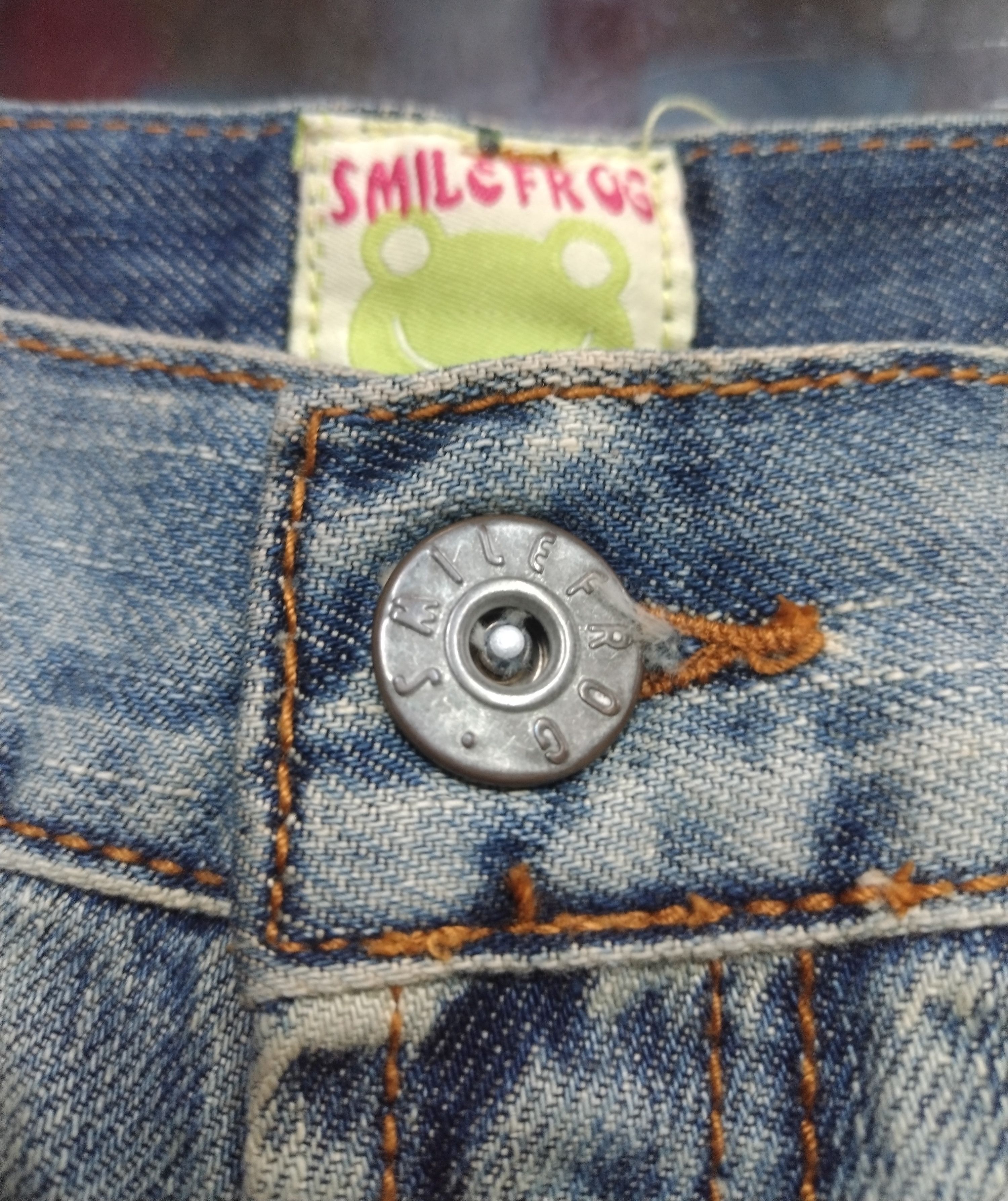 Seditionaries Crazy acid wash jeans Punk Goth Distressed Smile Frog Jeans Size US 32 / EU 48 - 13 Thumbnail