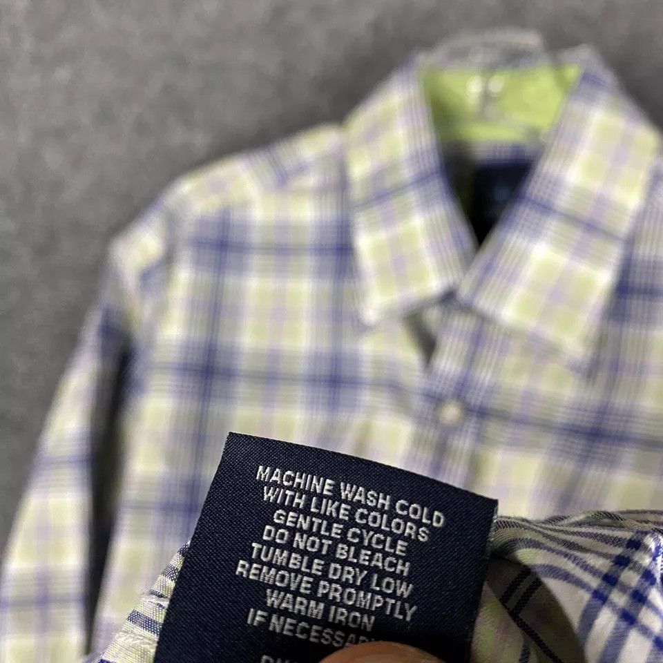 Tailorbyrd Tailorbyrd Button Down Shirt Men Large Short Sleeve Plaid L Size US L / EU 52-54 / 3 - 6 Thumbnail