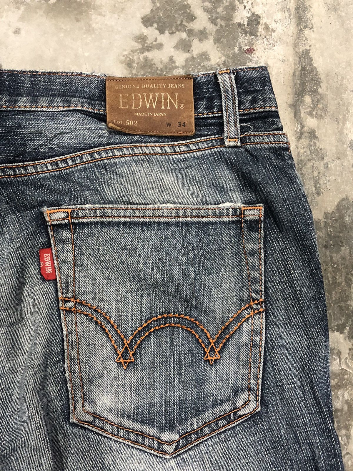 Edwin Vintage Edwin 502 Denim Jeans Size US 34 / EU 50 - 5 Thumbnail