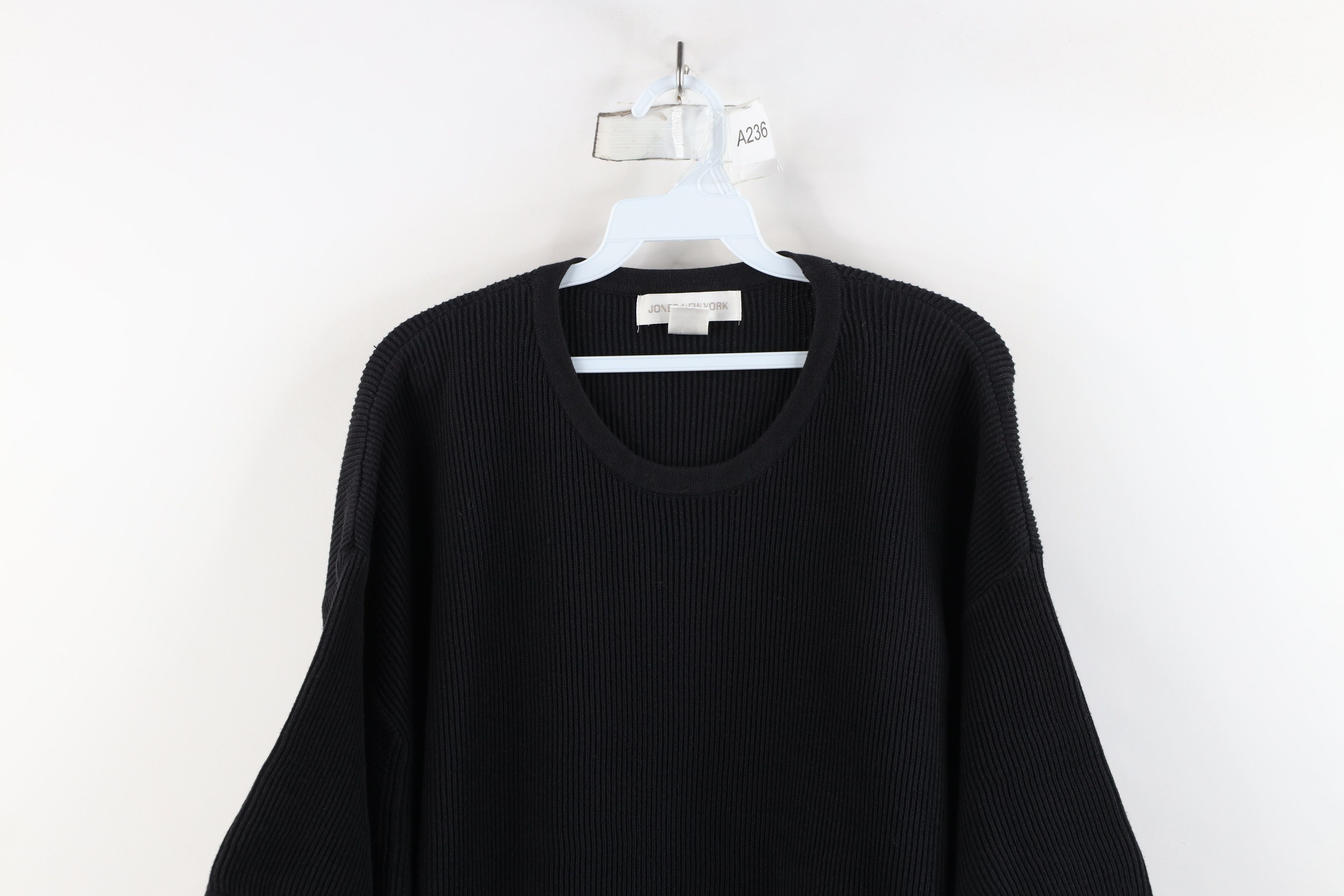 Vintage Vintage 90s Streetwear Ribbed Knit Short Sleeve T-Shirt Size 3XL / US 20-22 - 2 Thumbnail