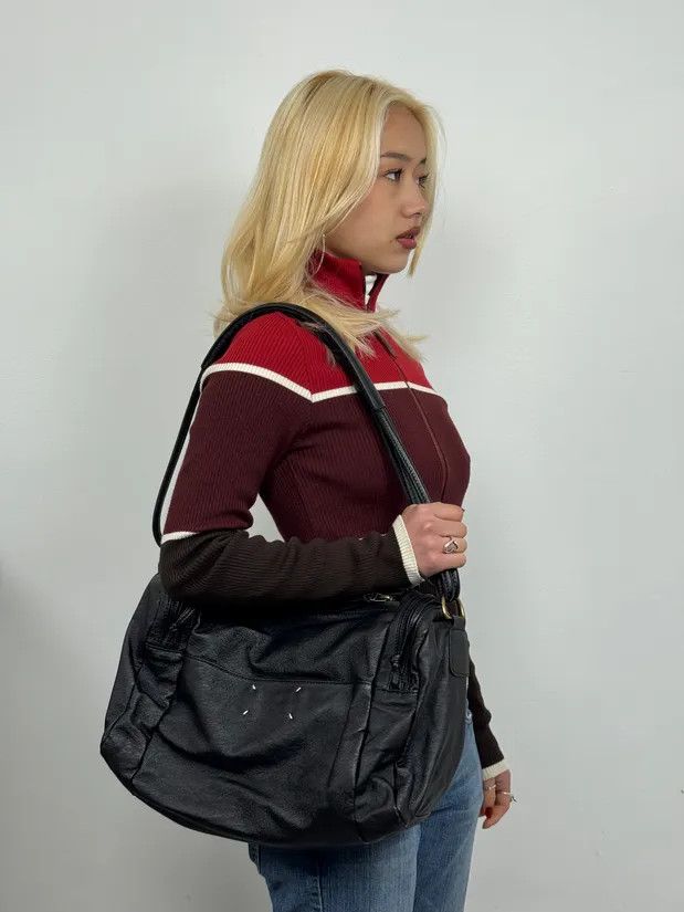 Maison Margiela Maison Margiela Black Leather Handle Daily Bag Size ONE SIZE - 2 Thumbnail