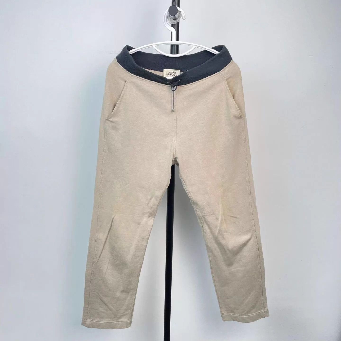 Hermes Hermes Gray Black Color Block Track Pants XS Size 25" / US 0 / IT 36 - 1 Thumbnail