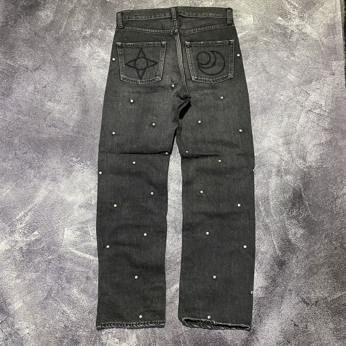 If Six Was Nine × KIN × Le Grande Bleu (L.G.B.) STUDDED JEANS PANTS BY KIN JAPANESE BRAND Size US 30 / EU 46 - 1 Thumbnail