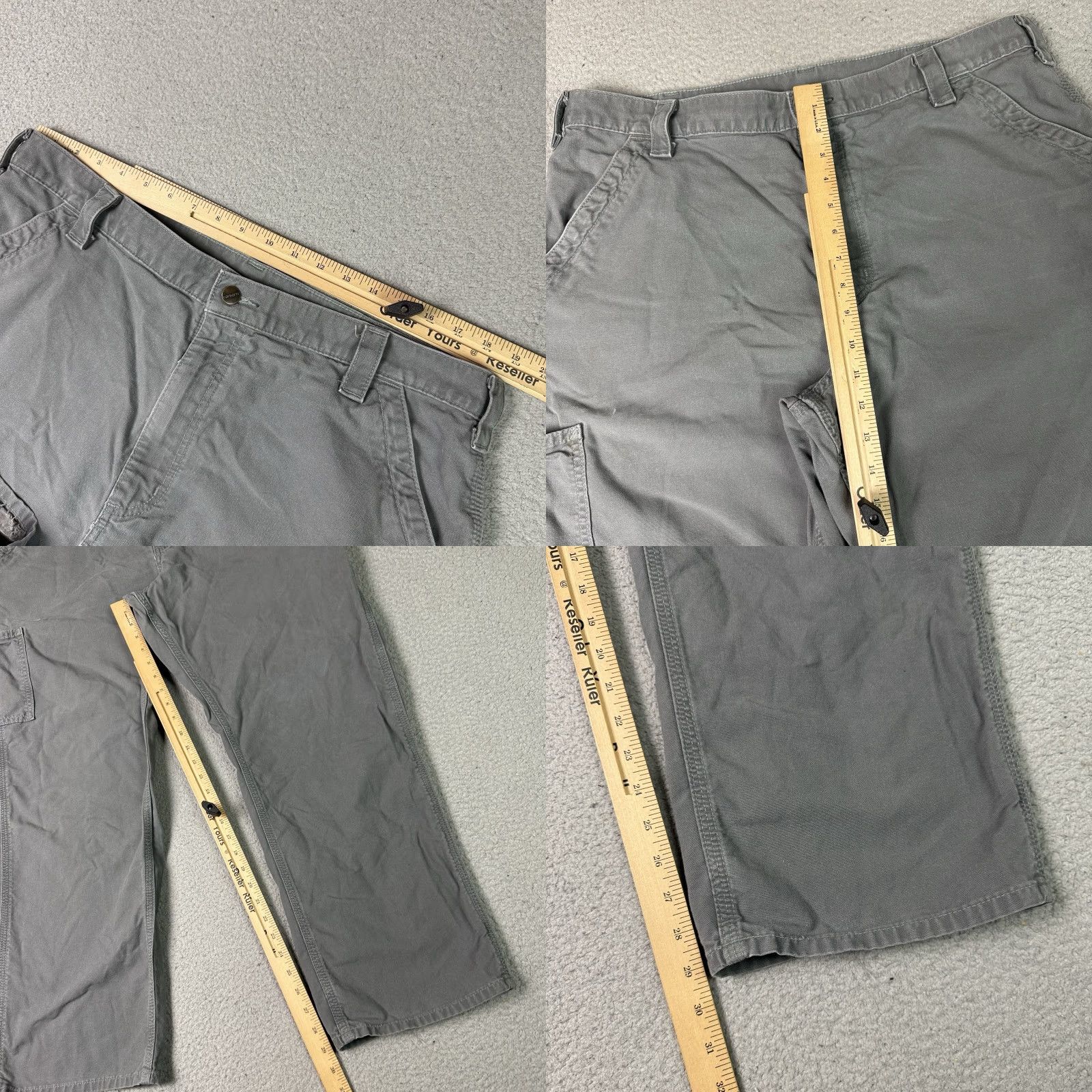 Carhartt Carhartt Carpenter Pants Mens 40x30 Gray B151 Loose Original Fit Work Utility Pants Carhartt Industrial Work Pants Size US 40 / EU 56 - 9 Thumbnail