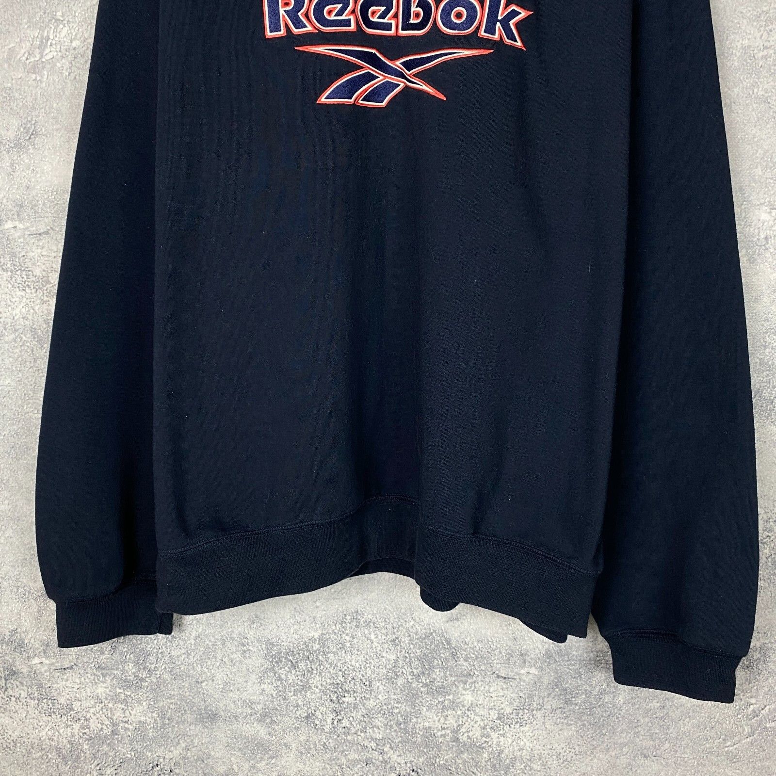 Reebok Reebok Big Logo Vintage Sweatshirt Men's Size XL Blue ` Size US XL / EU 56 / 4 - 3 Thumbnail