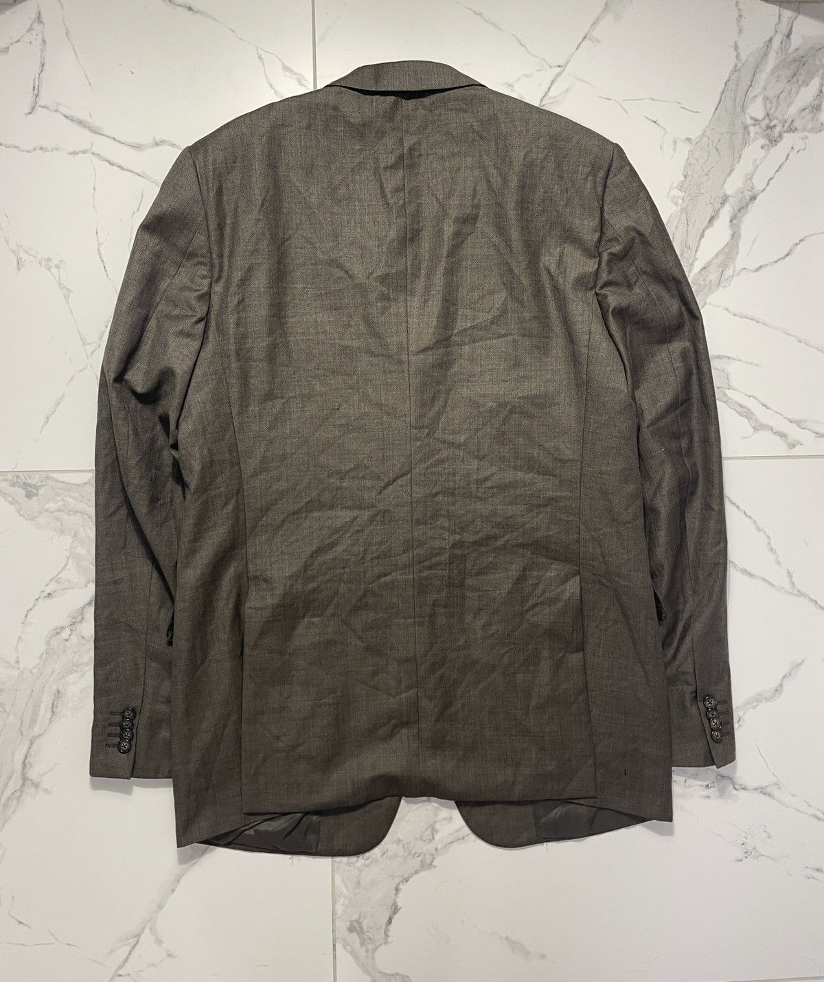 Corneliani Brown Suit Size L Super 110s Extrafine Merinos