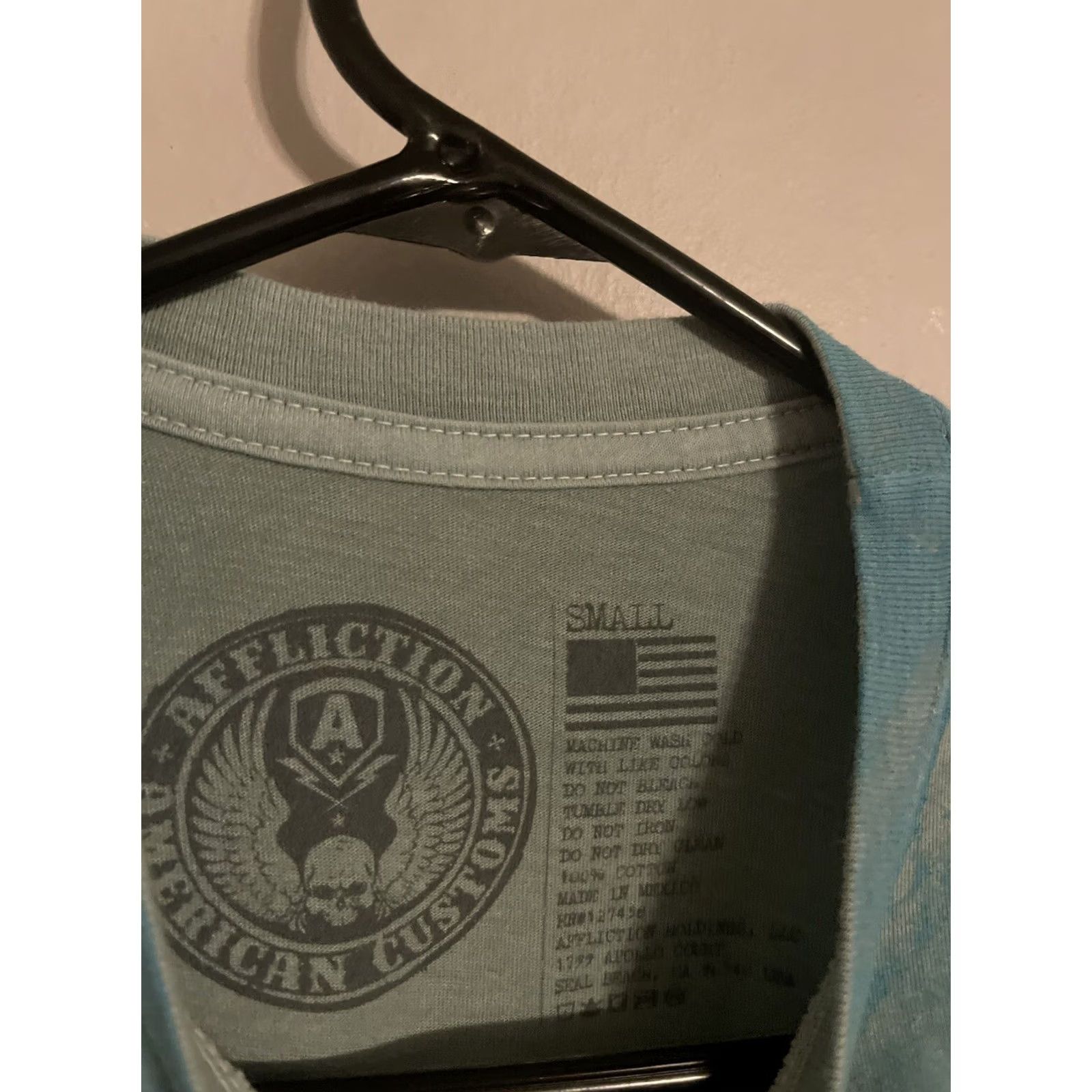 Affliction Affliction American Customs Glory Days T-Shirt Men's Small S Blue S/S New! Size US S / EU 44-46 / 1 - 4 Thumbnail